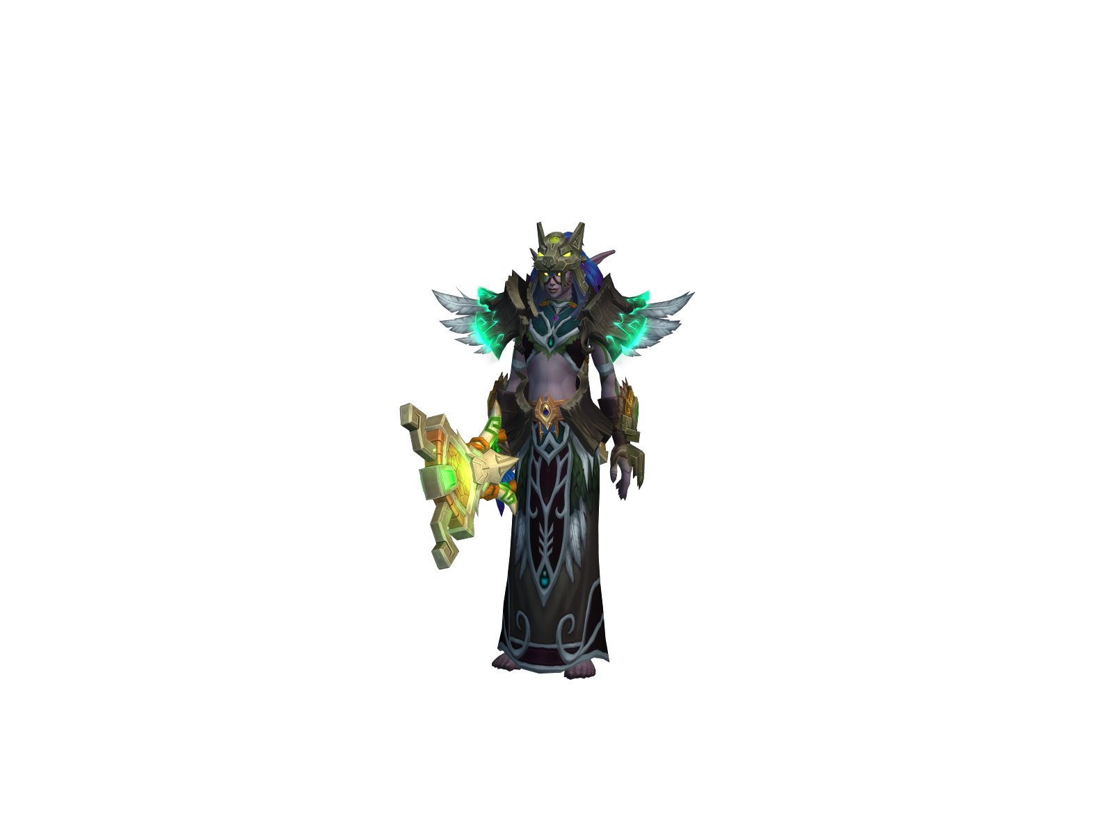 Eluñè 3D character render