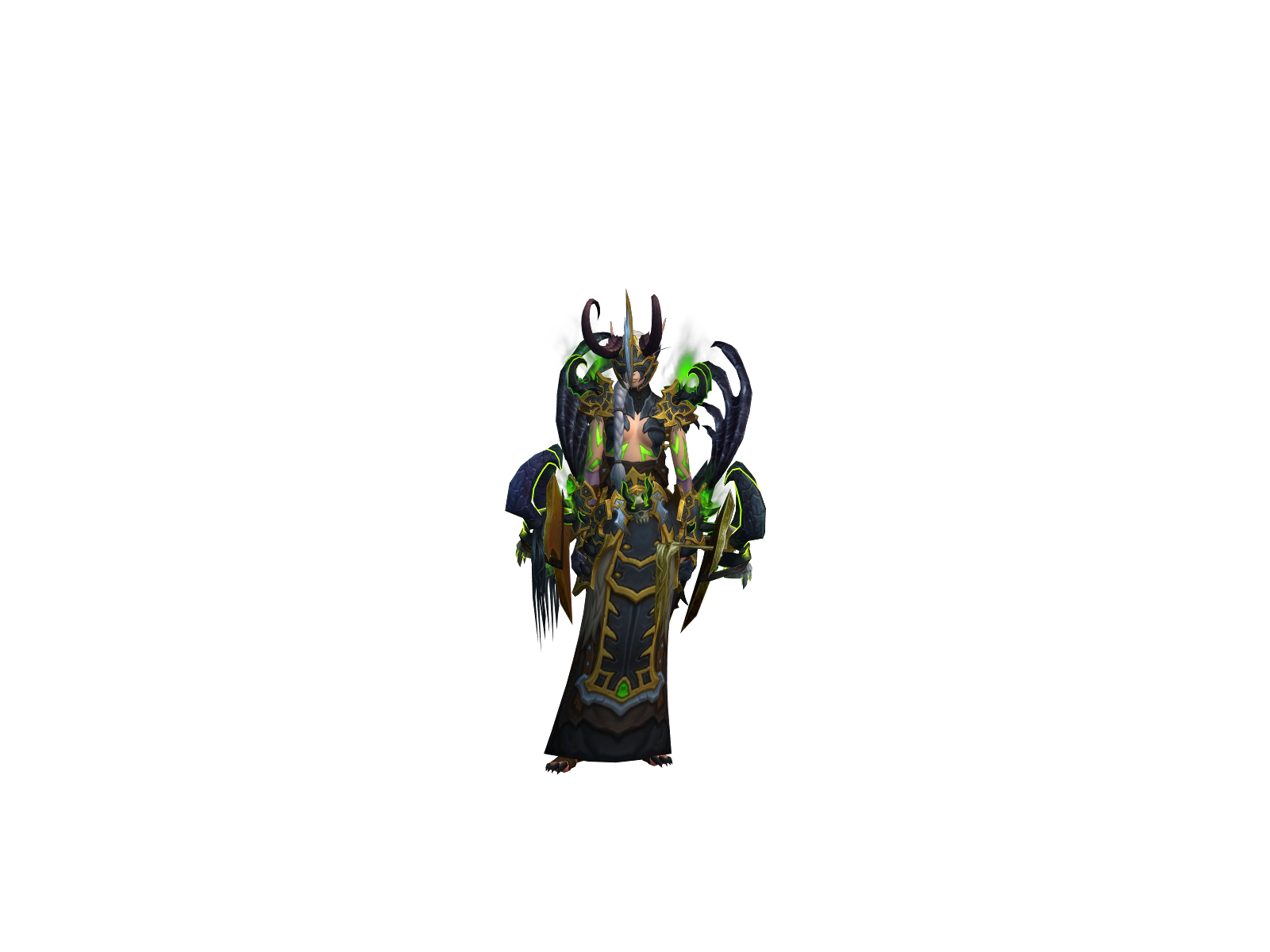 Demeðw 3D character render