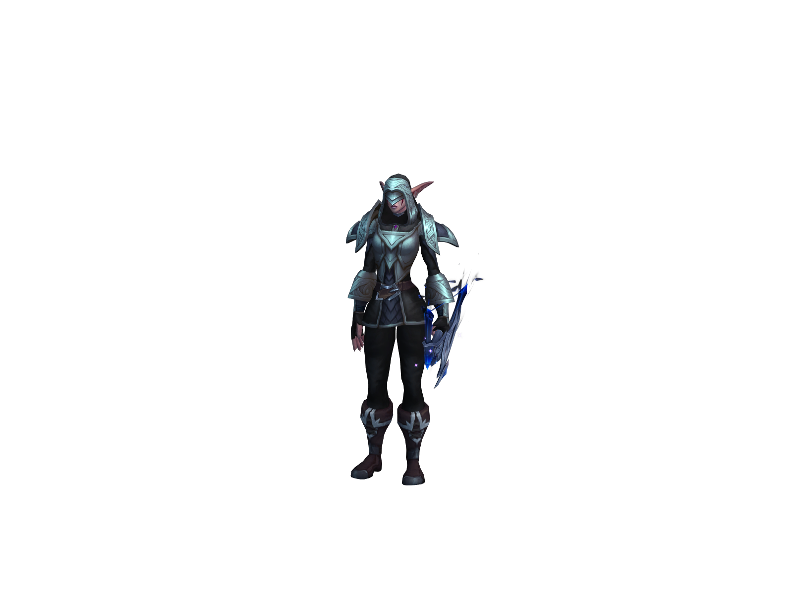 Wdowa 3D character render