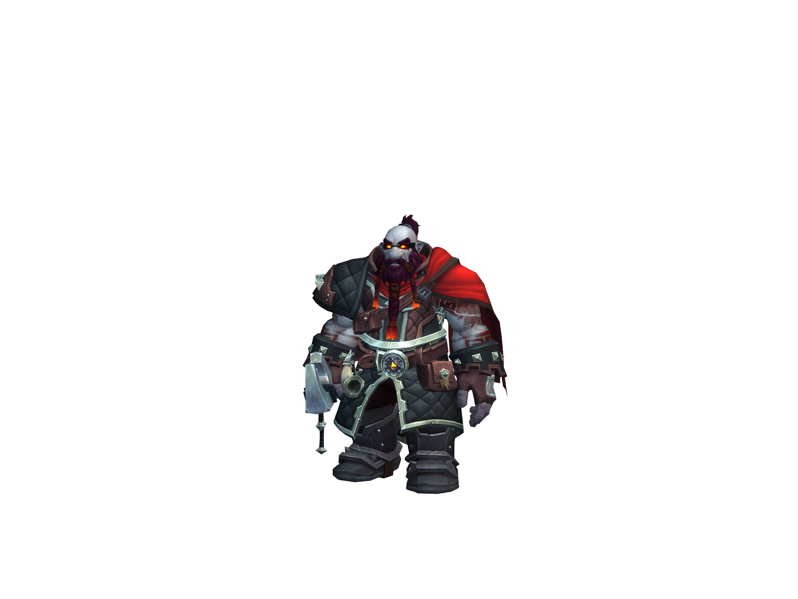 Grimbraid 3D character render