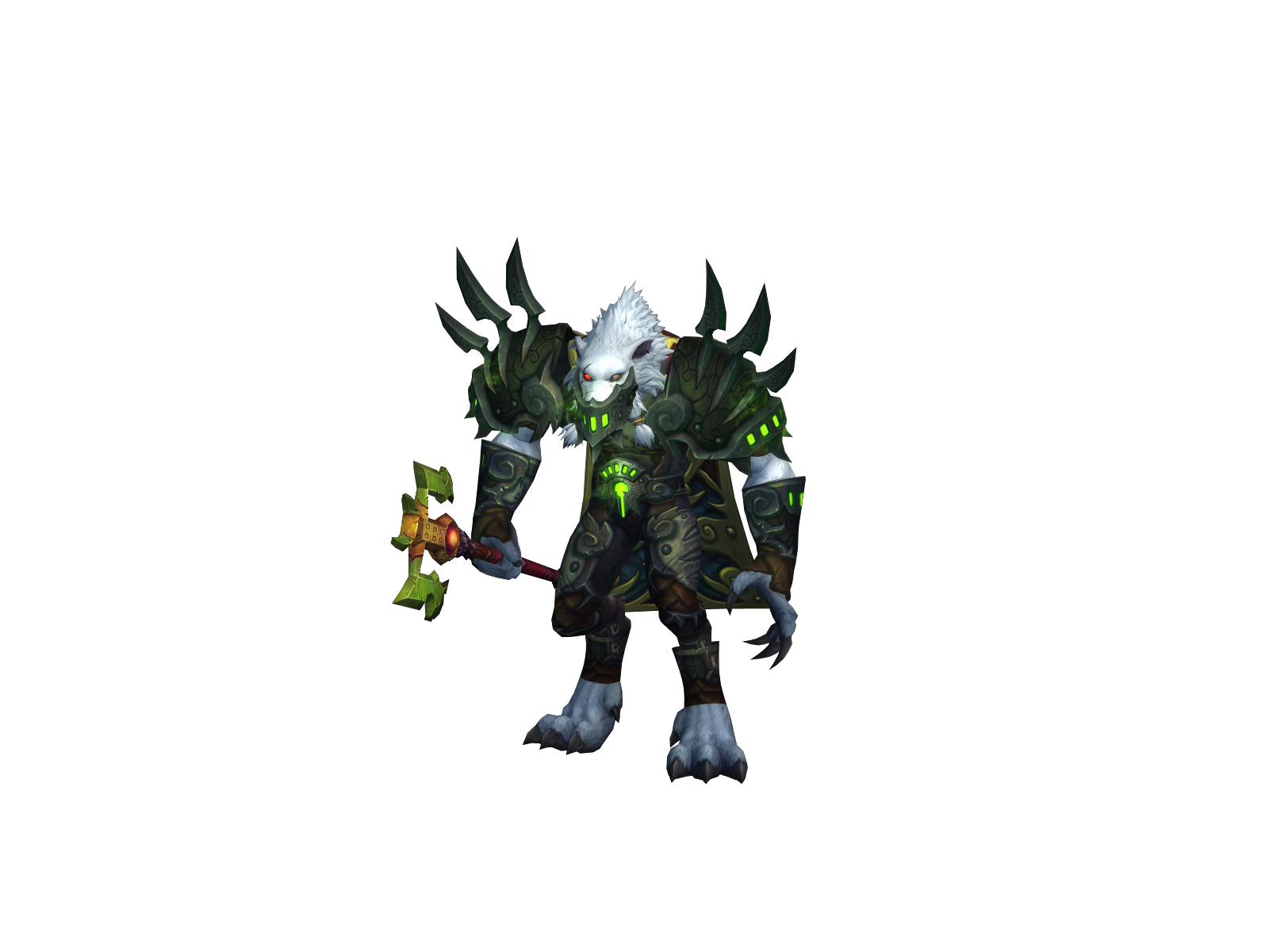Beanish 3D character render