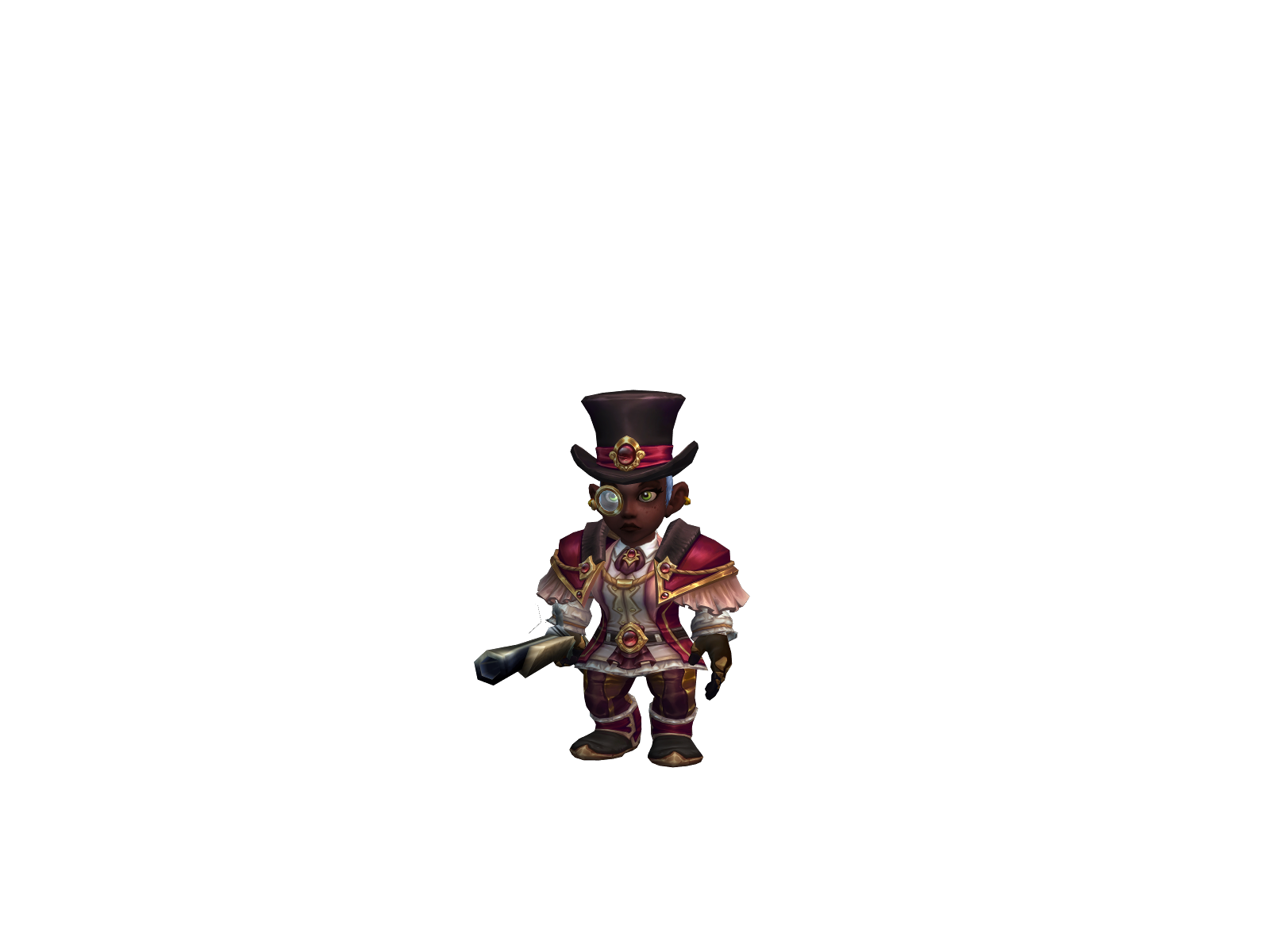 Menotraptnx 3D character render