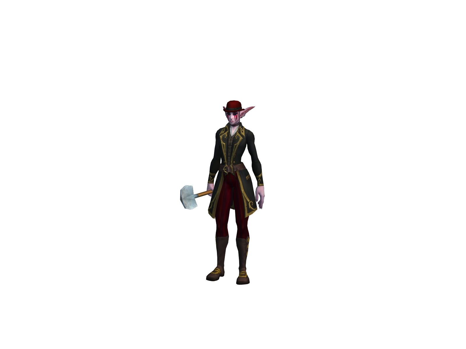 Zickseven 3D character render