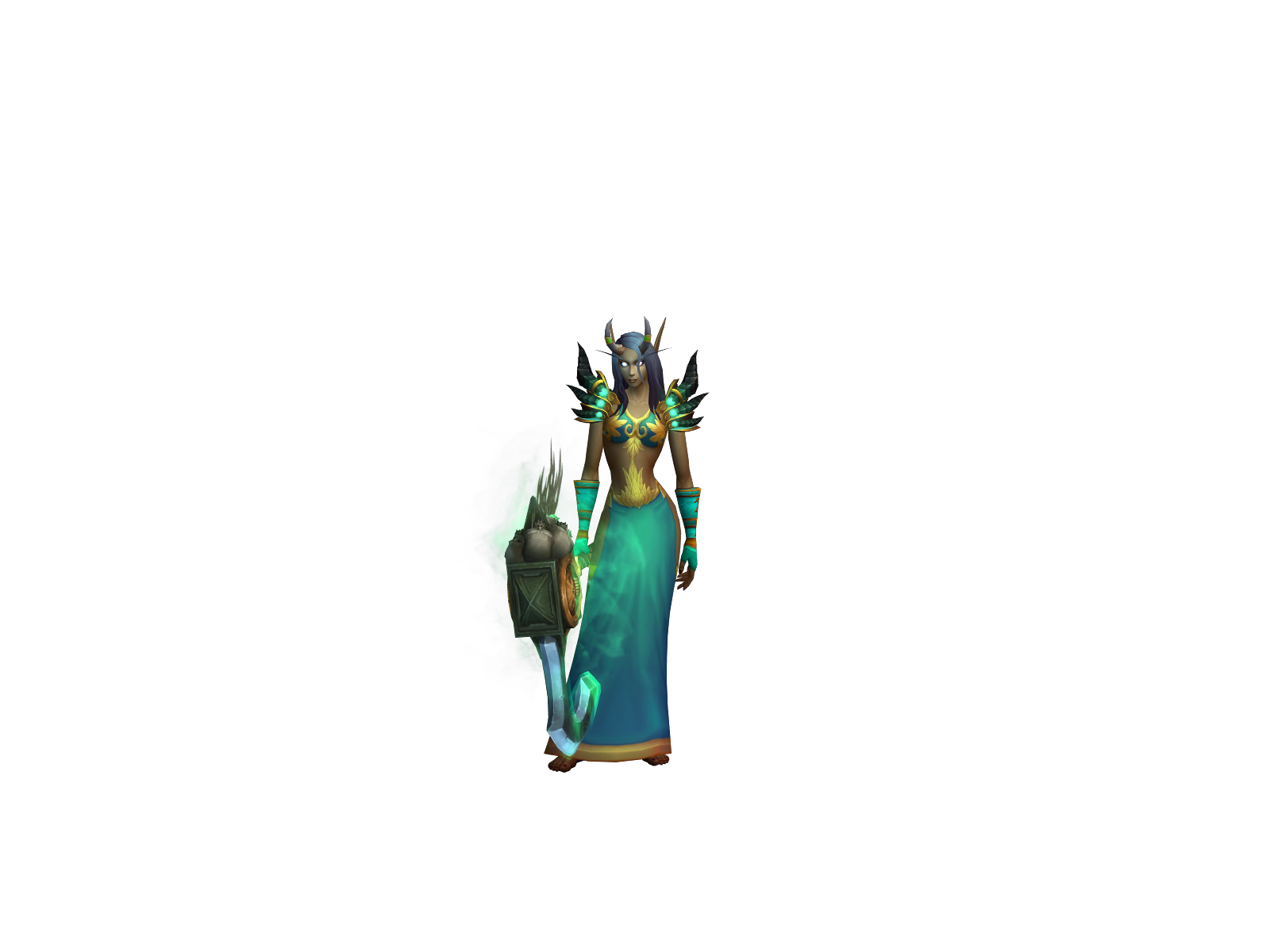 Kinkatra 3D character render