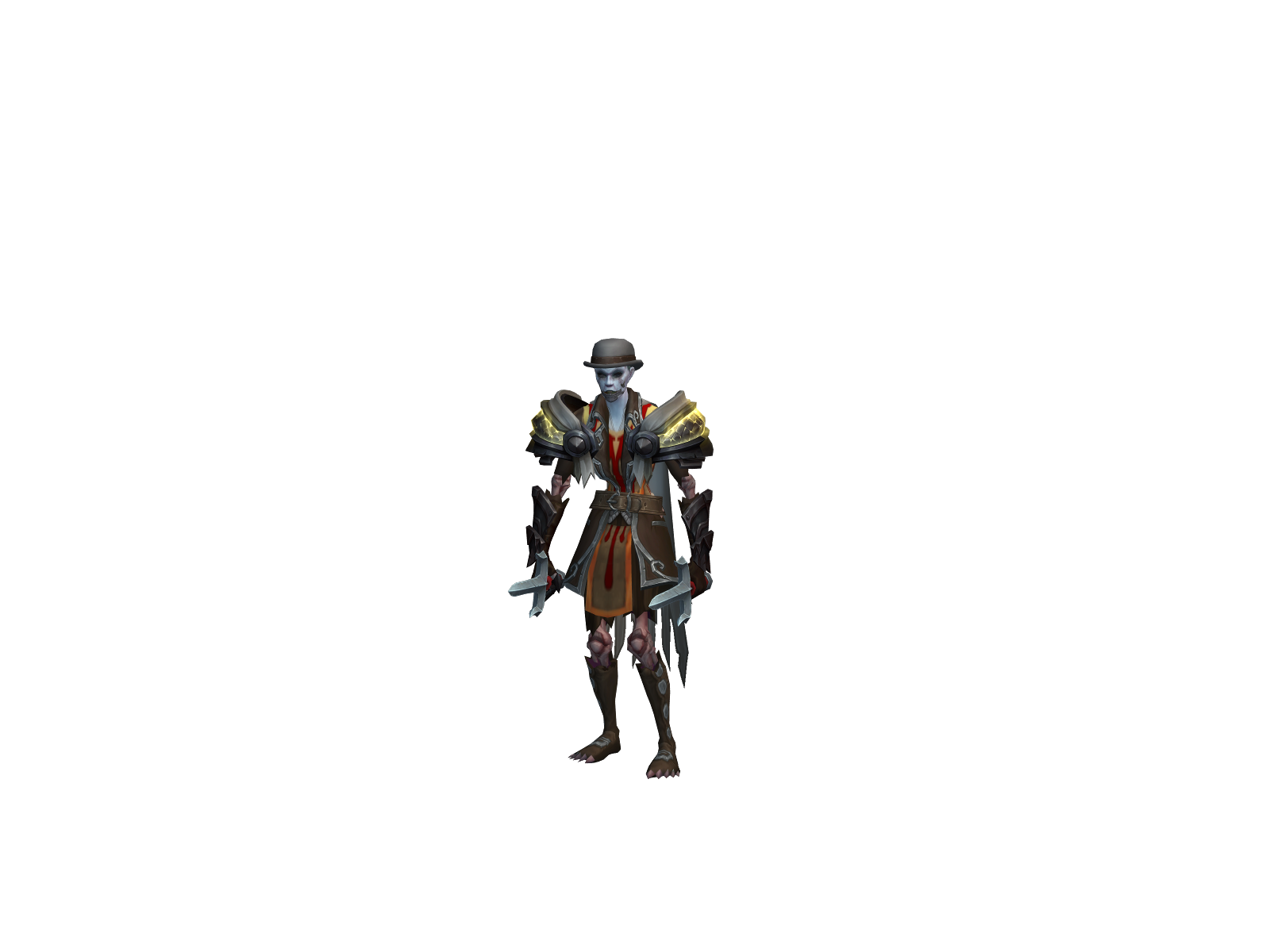 Mizrogue 3D character render