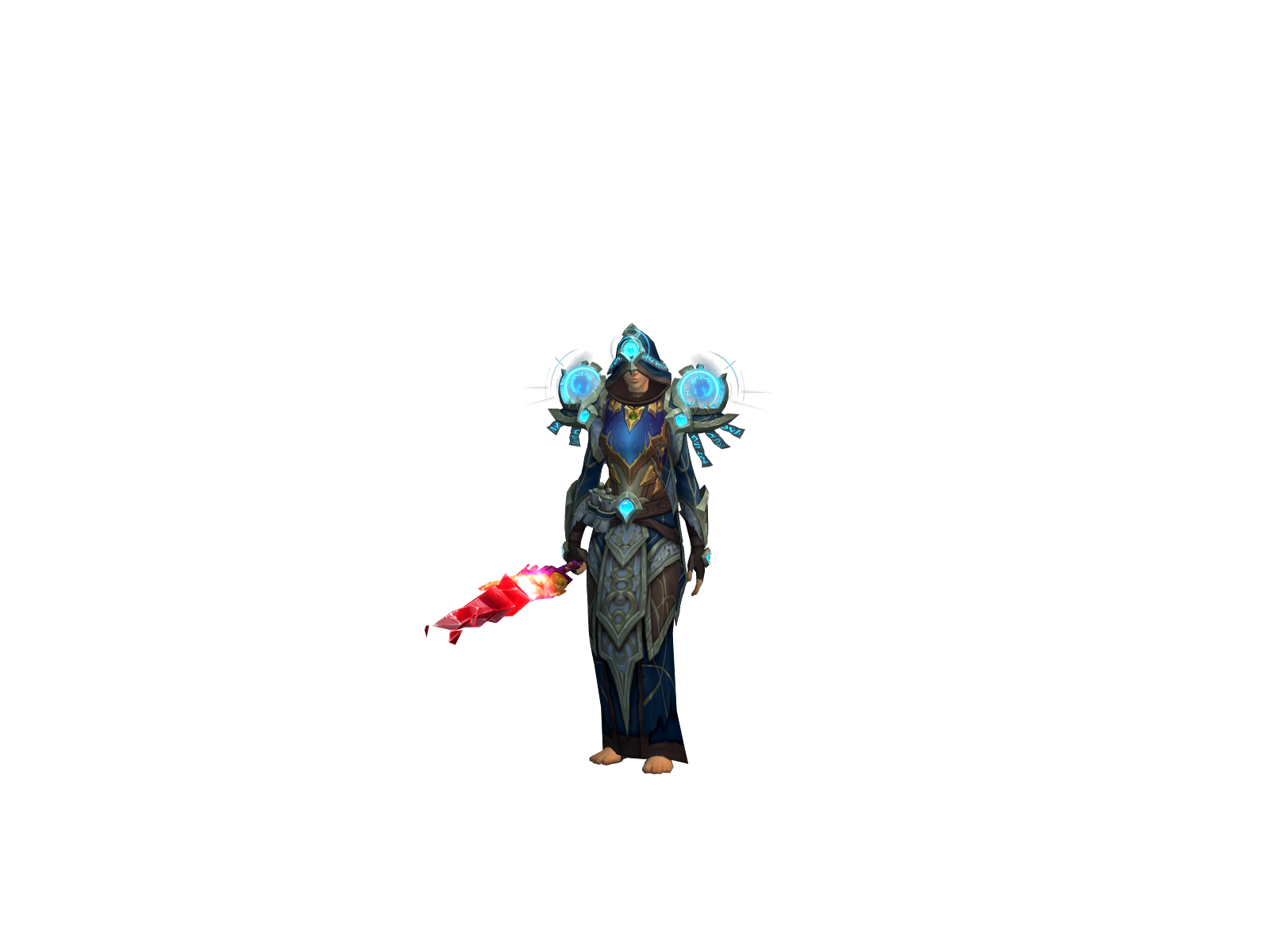 Enyóz 3D character render