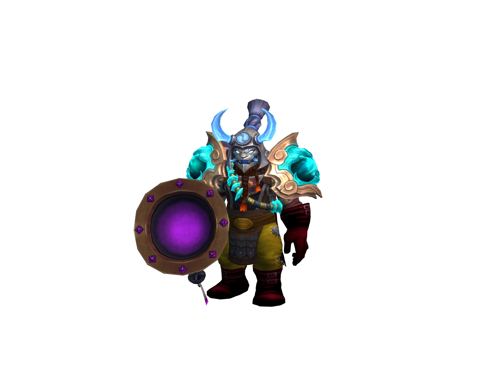 Elwlad 3D character render