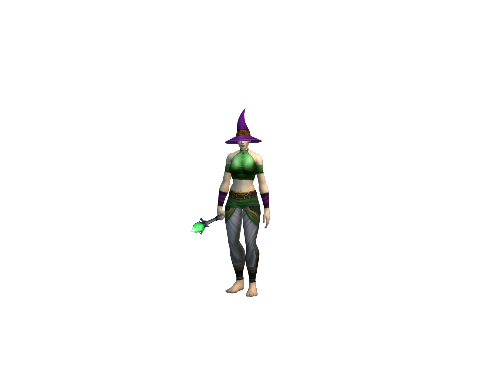 Yubimy 3D character render
