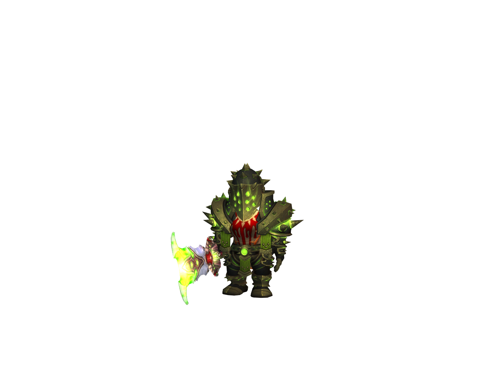 Krupinator 3D character render