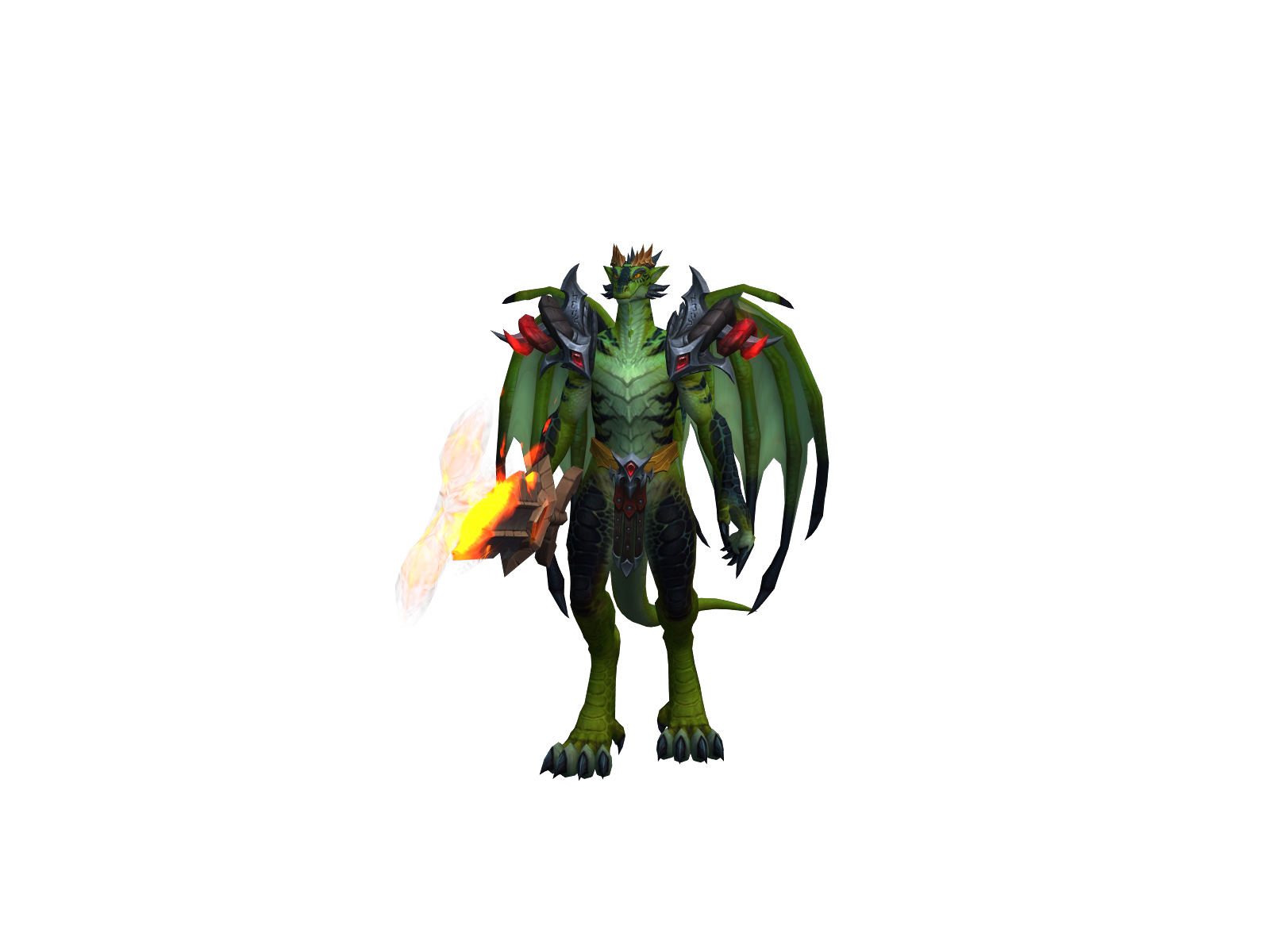 Tenebrexd 3D character render