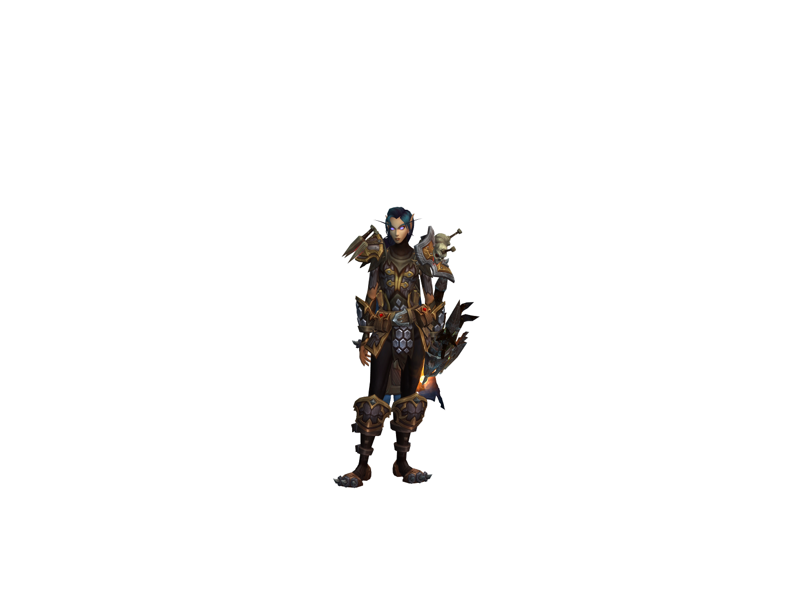 Lyridal 3D character render