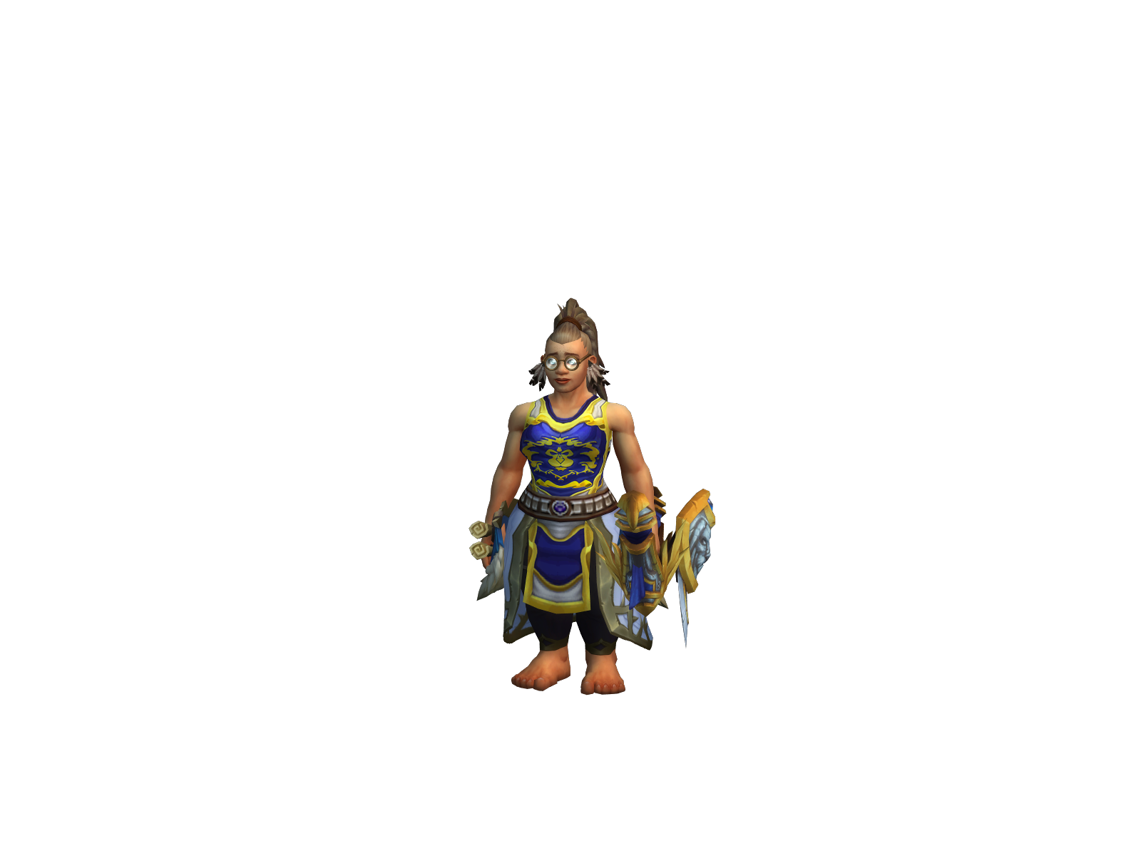 Ahobm 3D character render