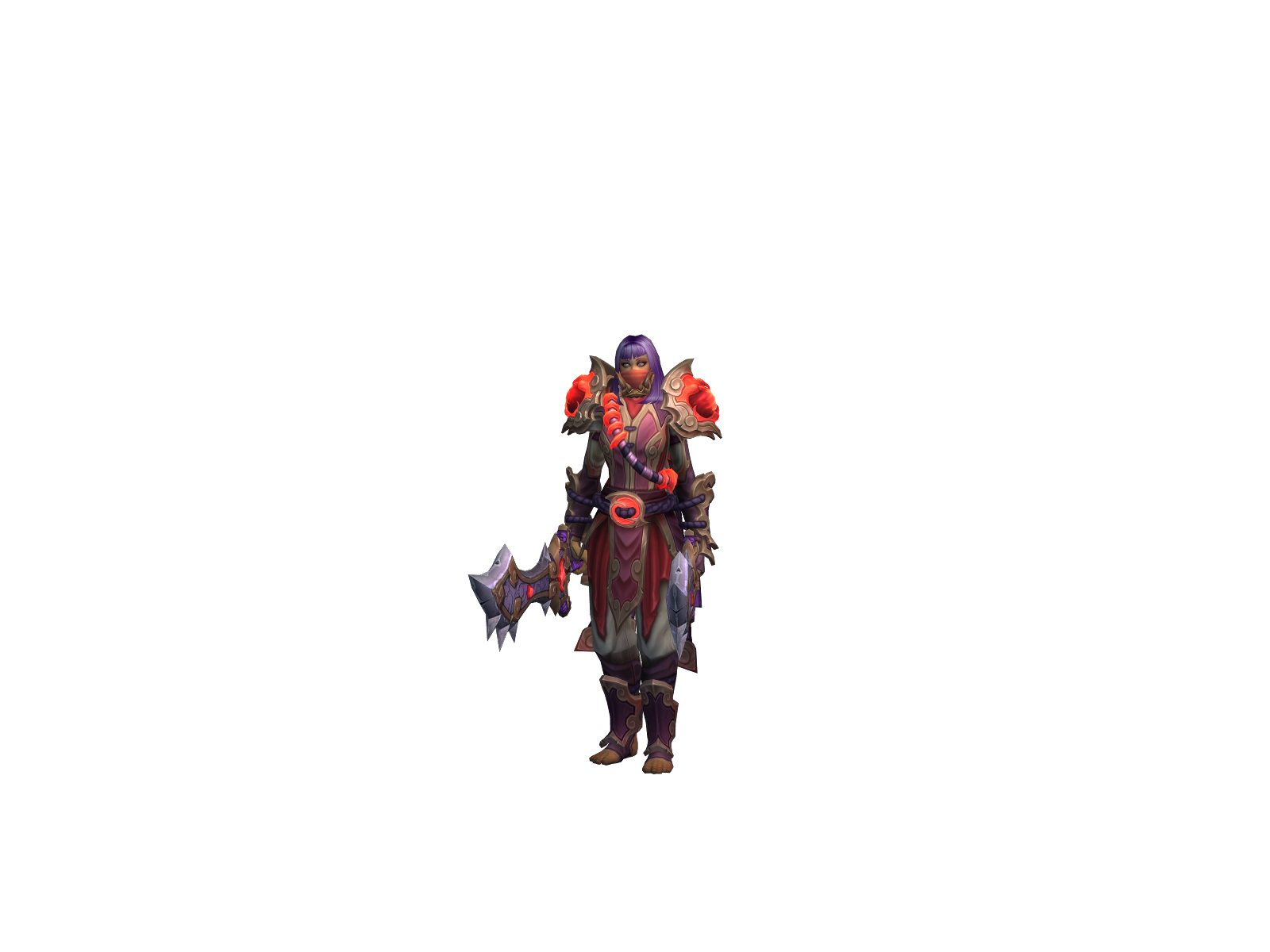 Yifei 3D character render