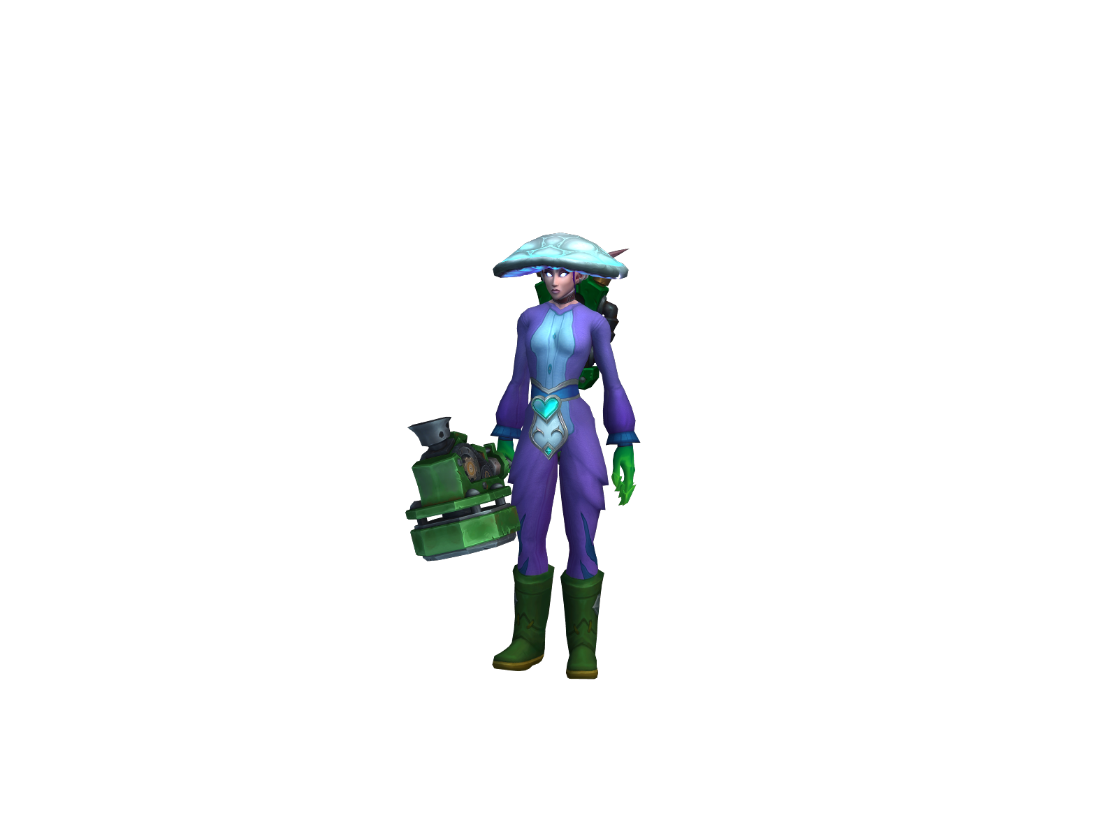 Zeldenya 3D character render