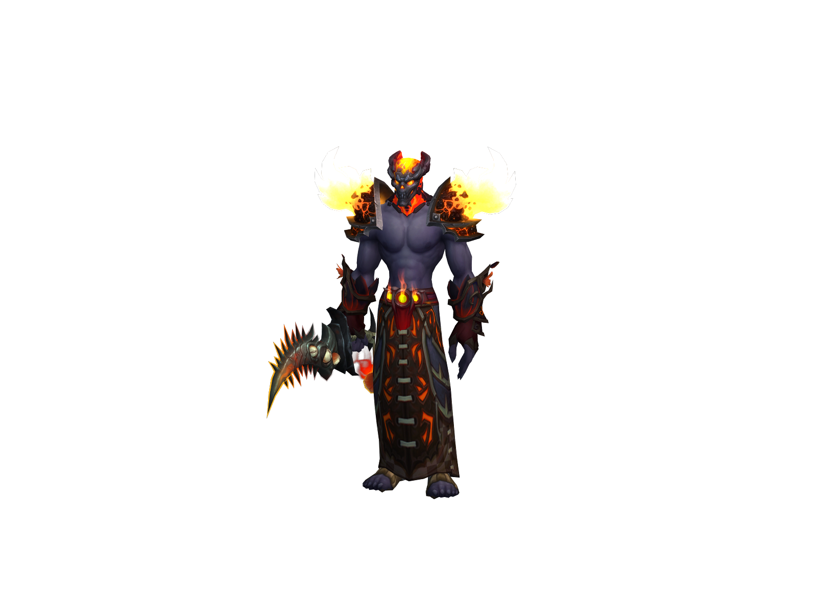 Zarquon 3D character render