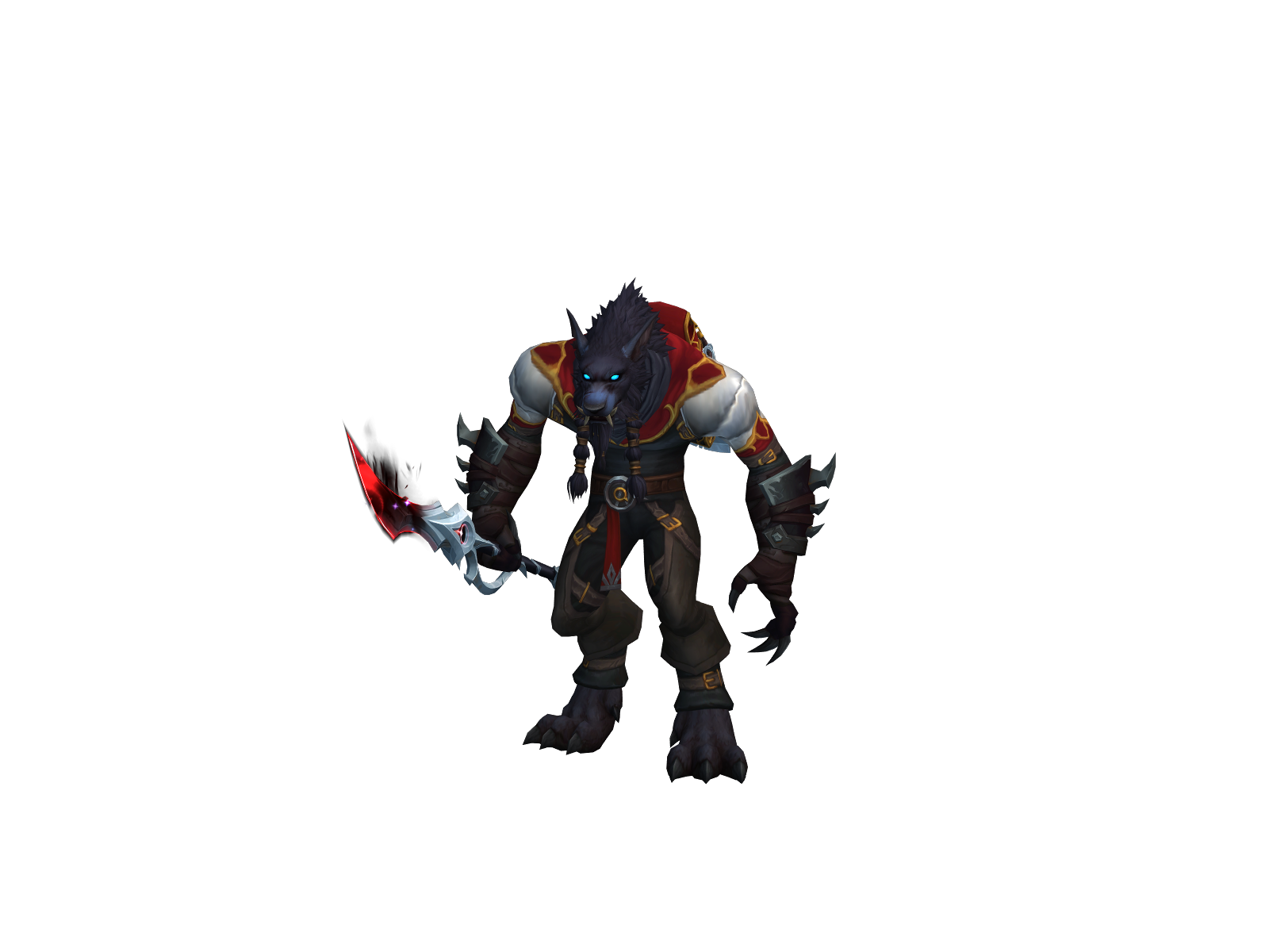 Scrawnybear 3D character render