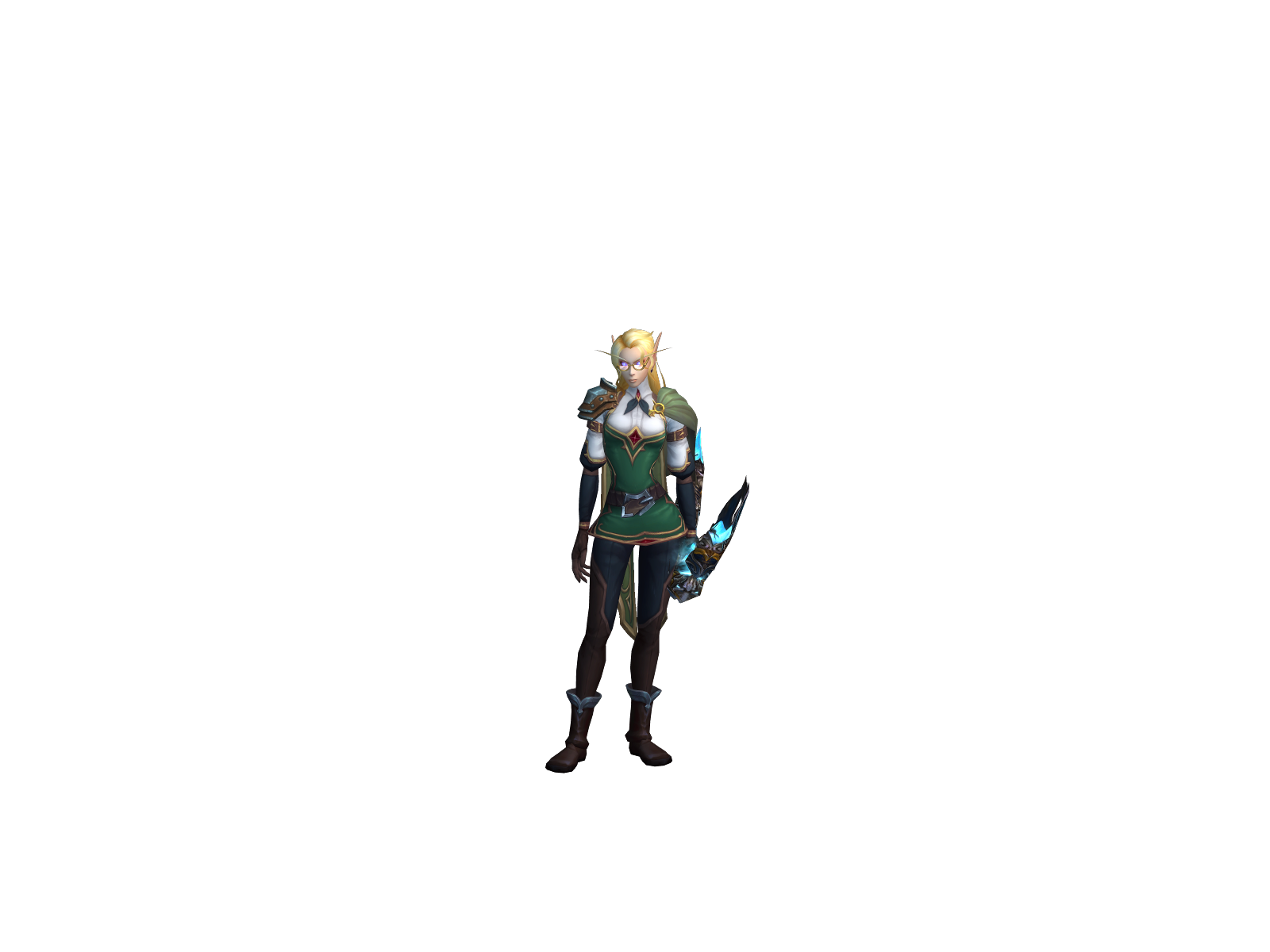 Narkiza 3D character render