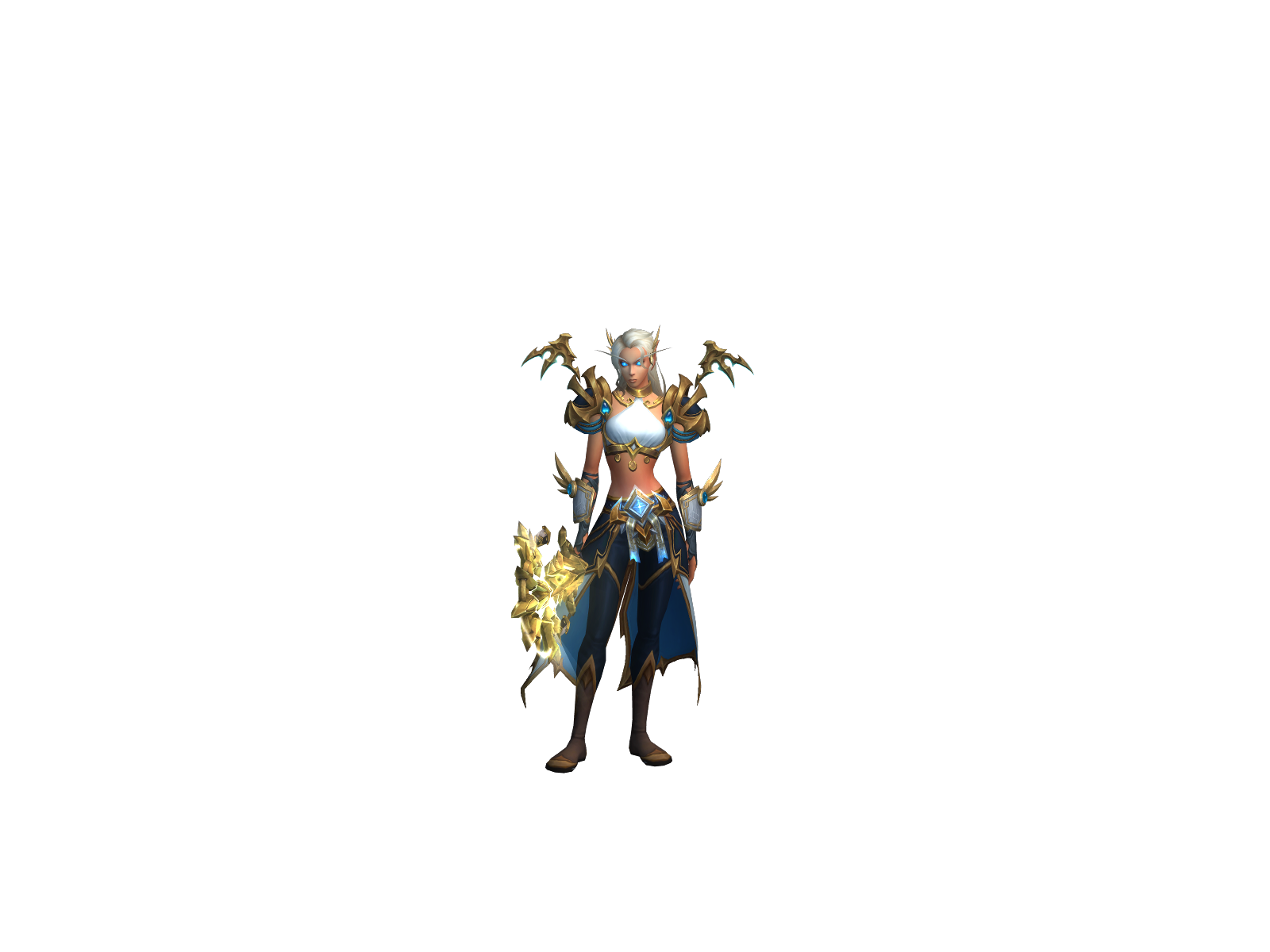 Nymrose 3D character render