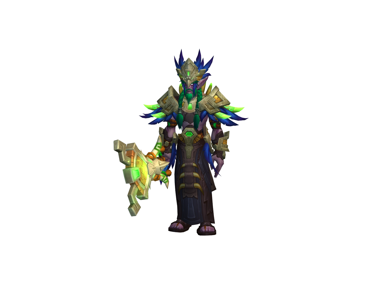 Outburst 3D character render