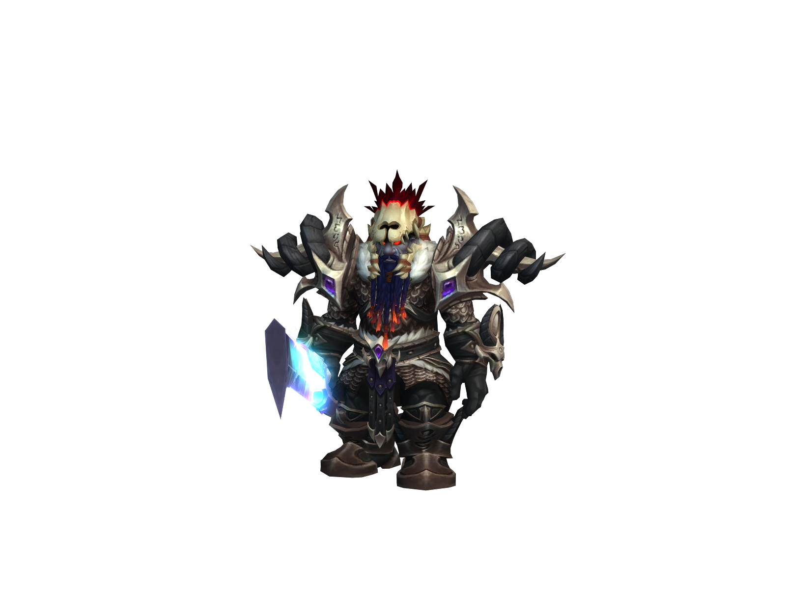Moltust 3D character render