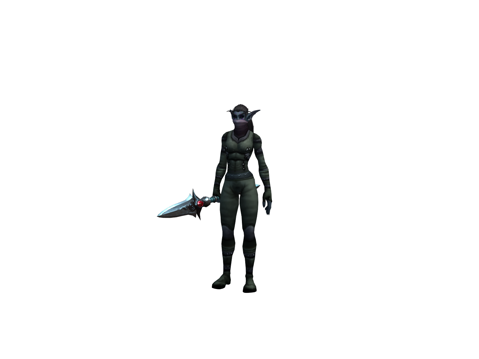 Wízmec 3D character render