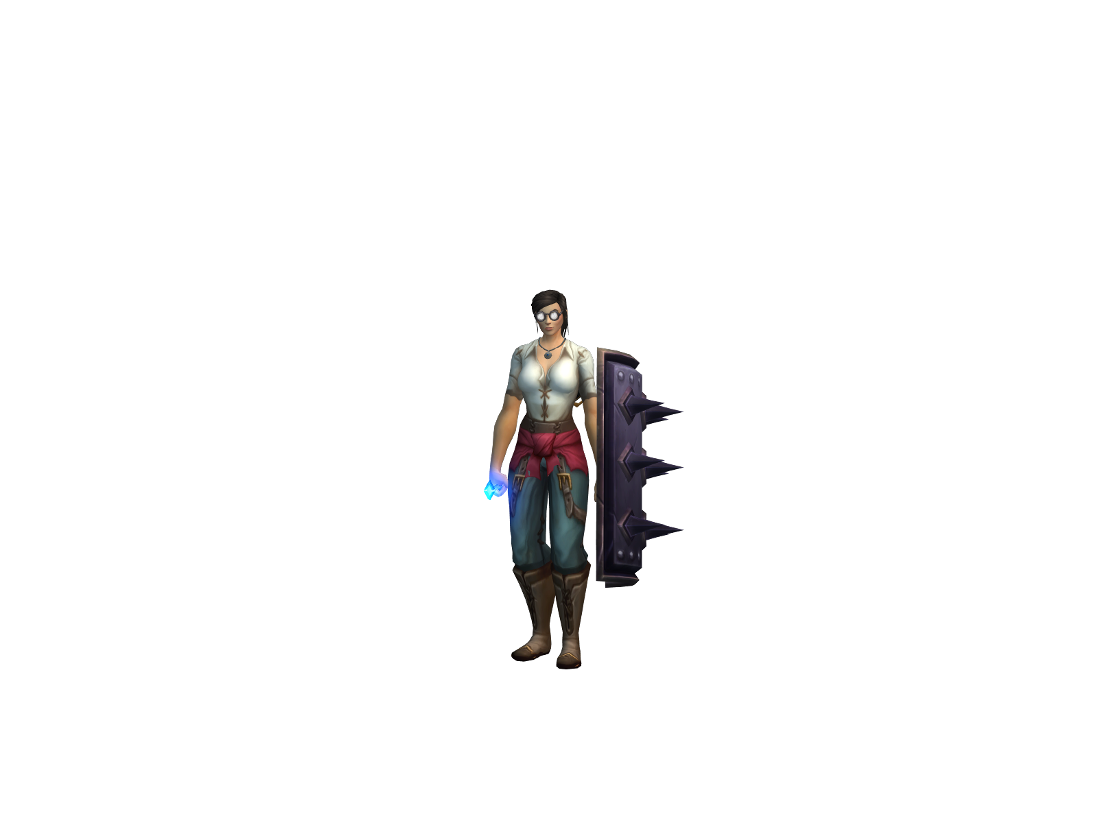 Sopoll 3D character render