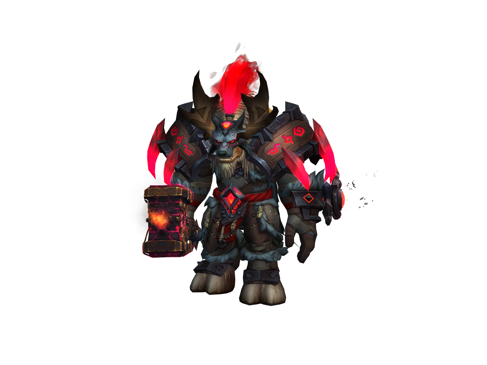 Briskét 3D character render
