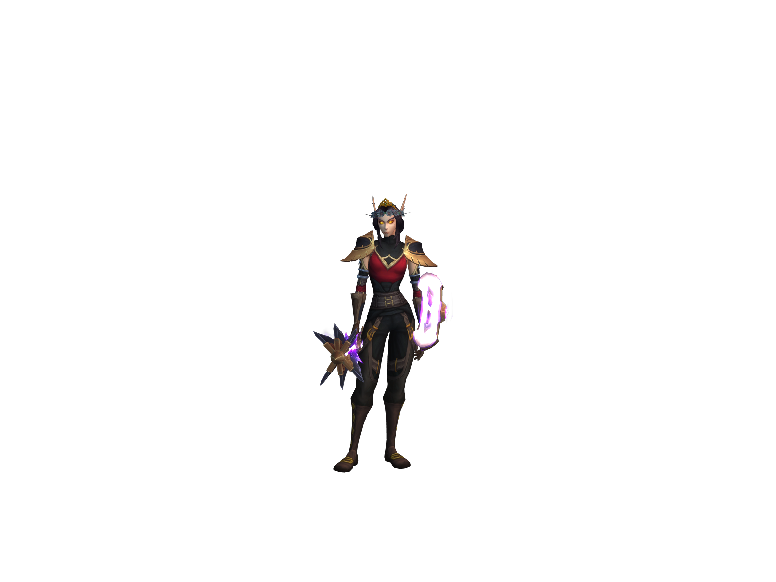 Murraine 3D character render