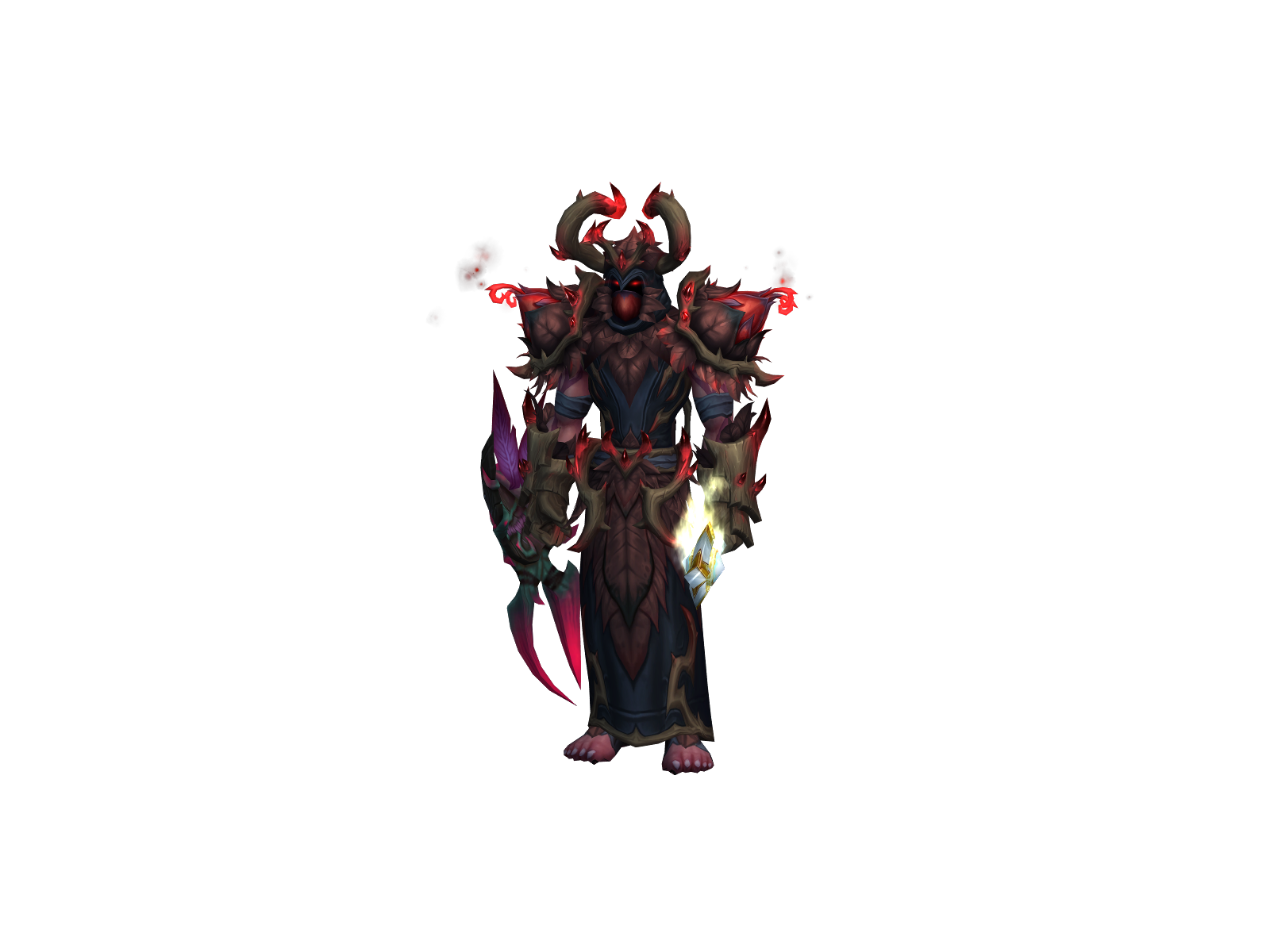 Downshift 3D character render