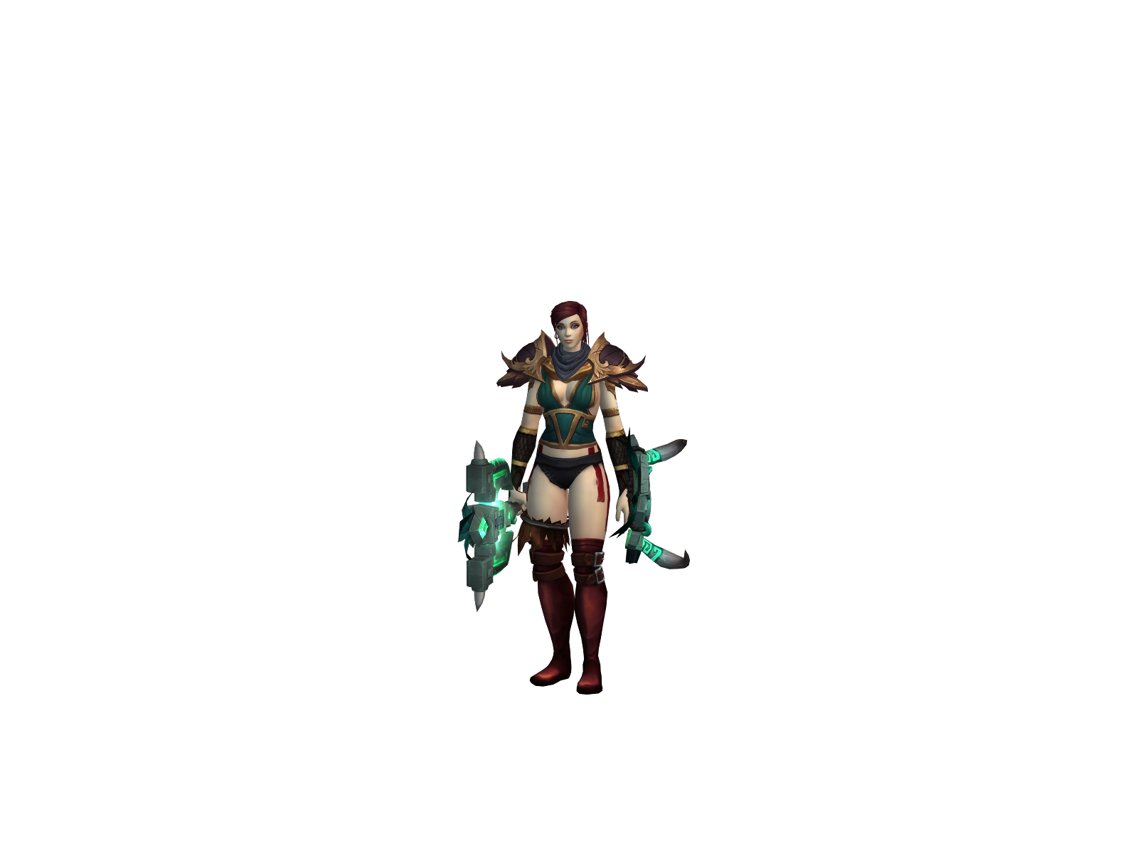 Hagane 3D character render