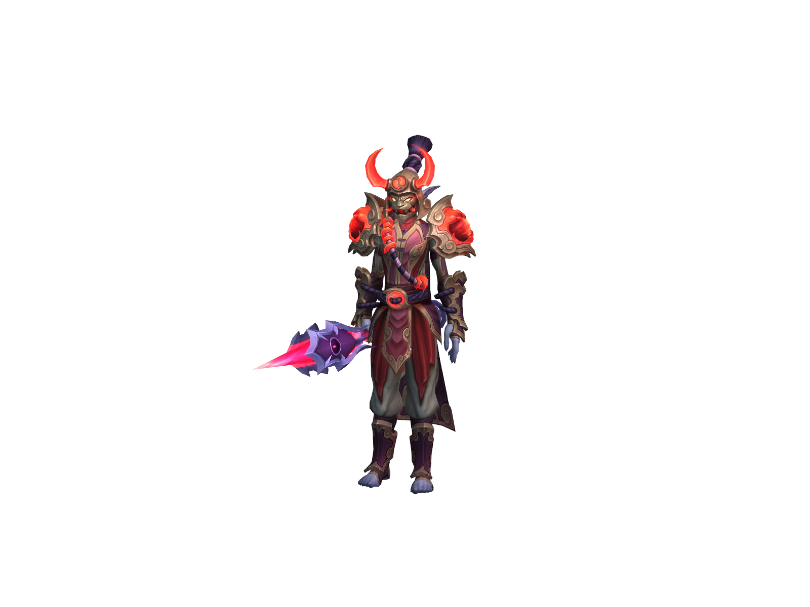 Destraz 3D character render