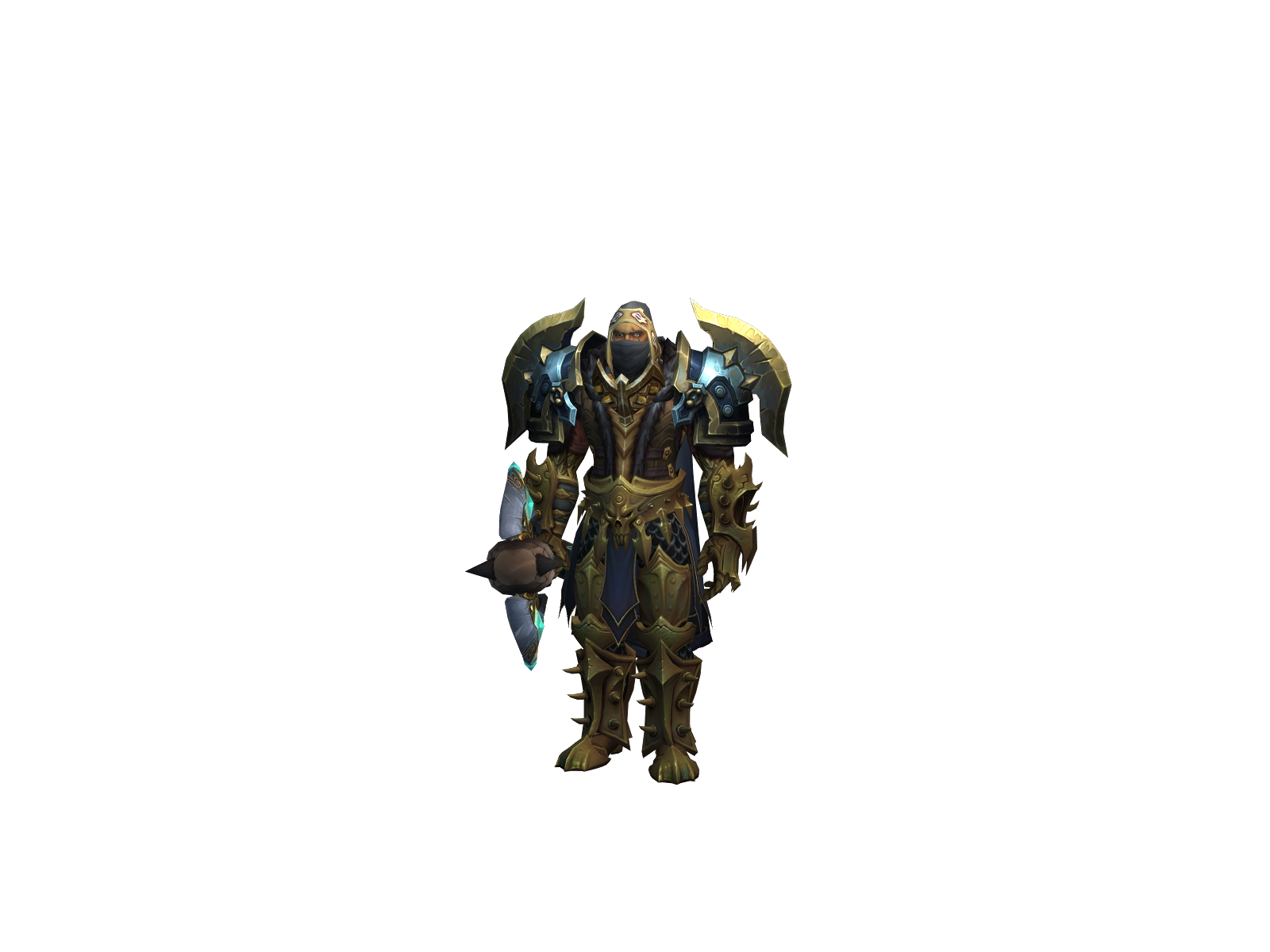 Tactician 3D character render