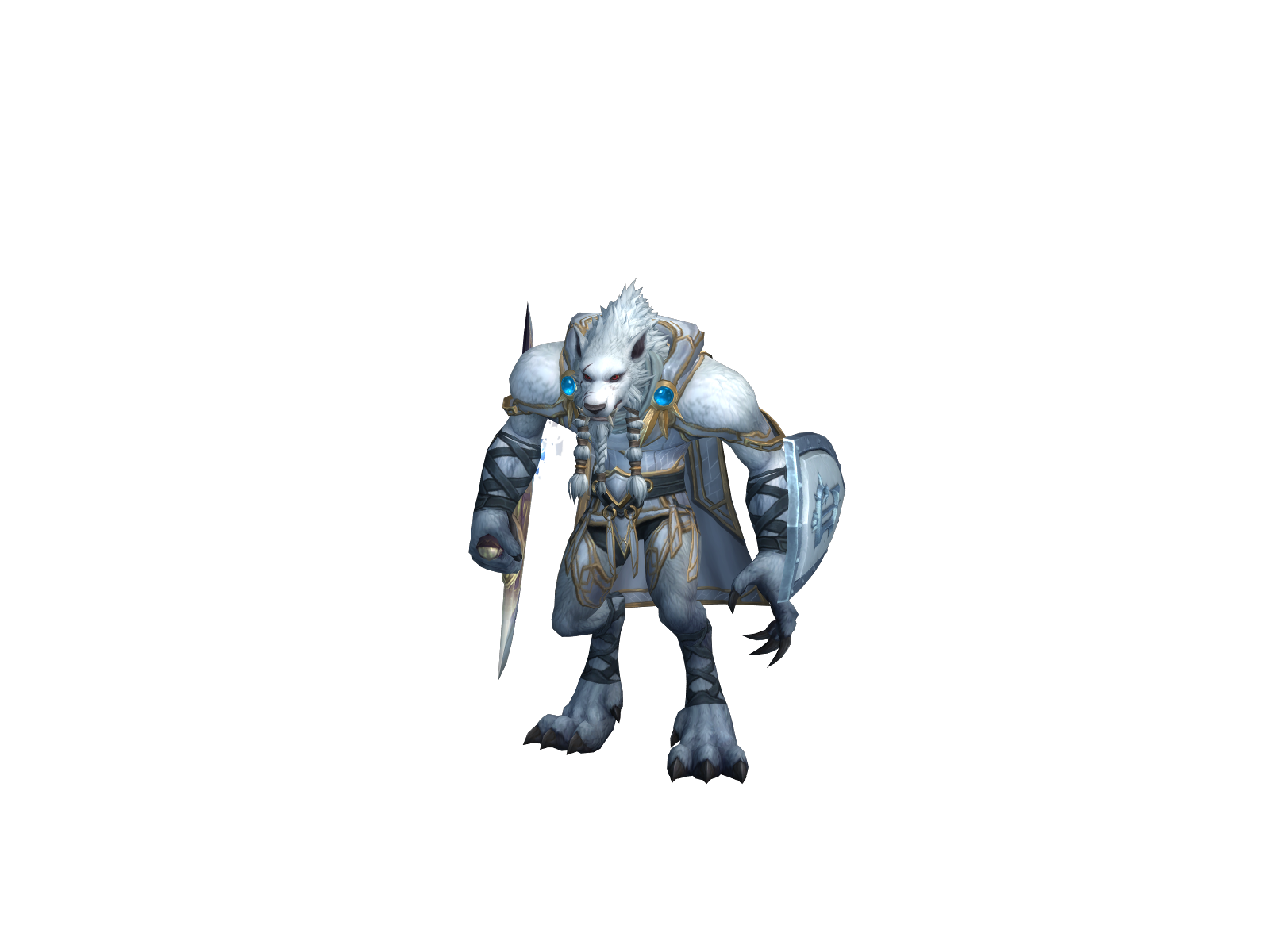 Mithrilsky 3D character render