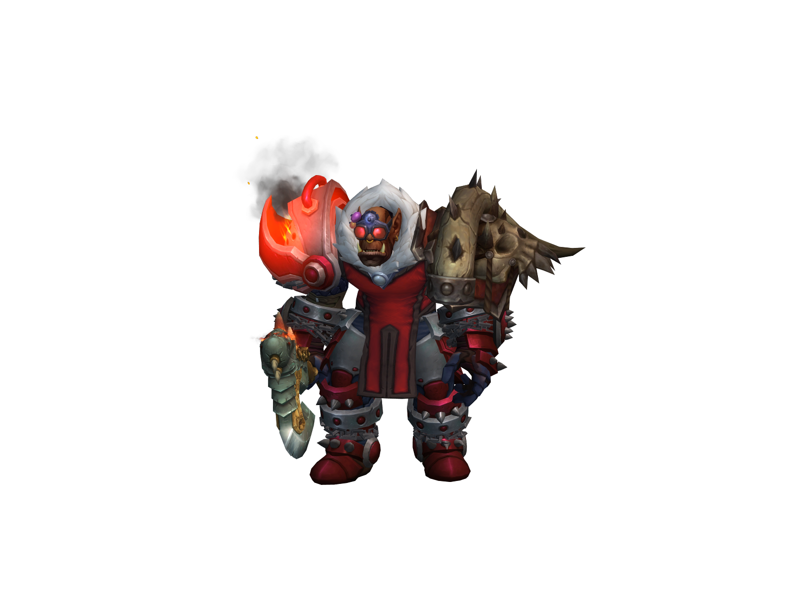 Dtoaxe 3D character render