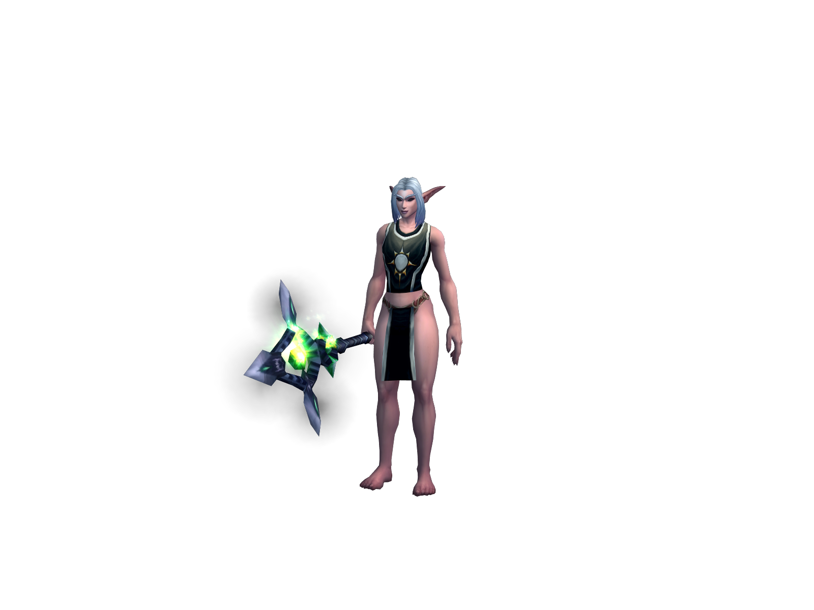 Qetra 3D character render