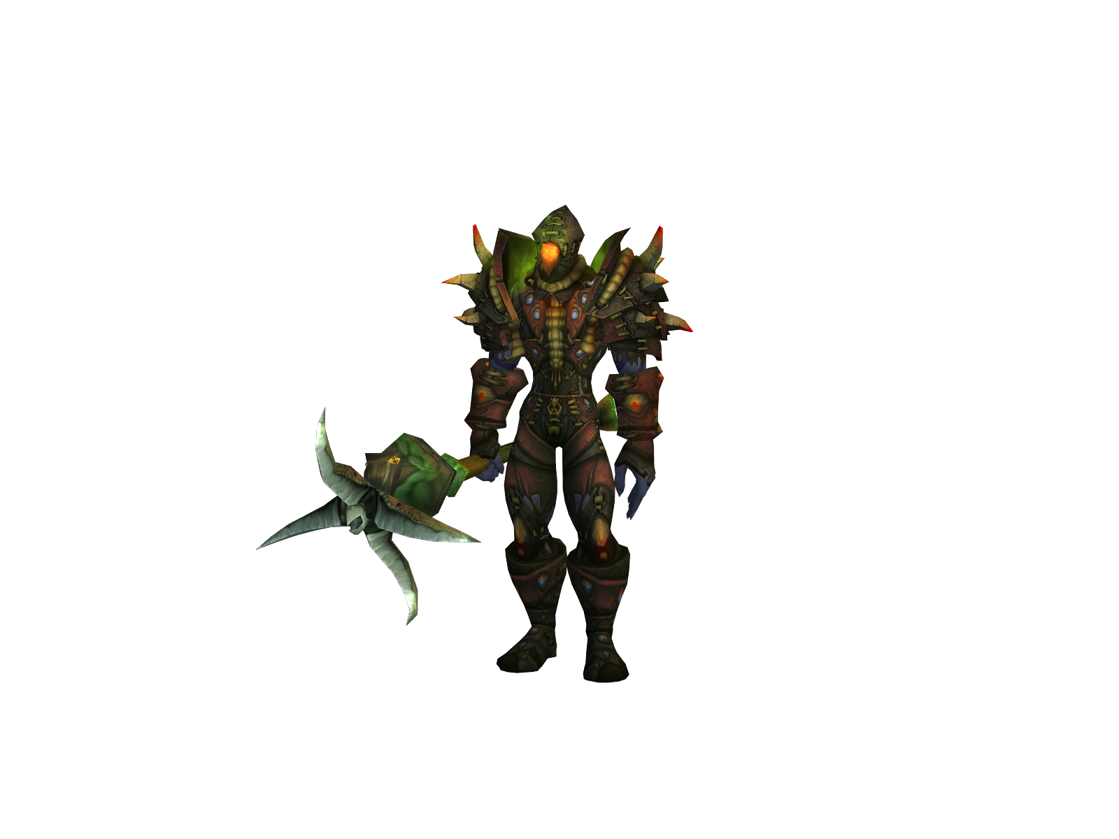 Gendruid 3D character render