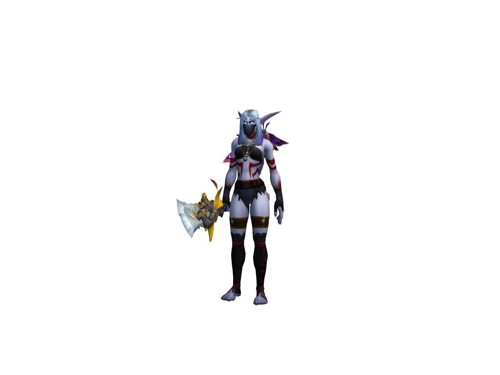 Hexaven 3D character render