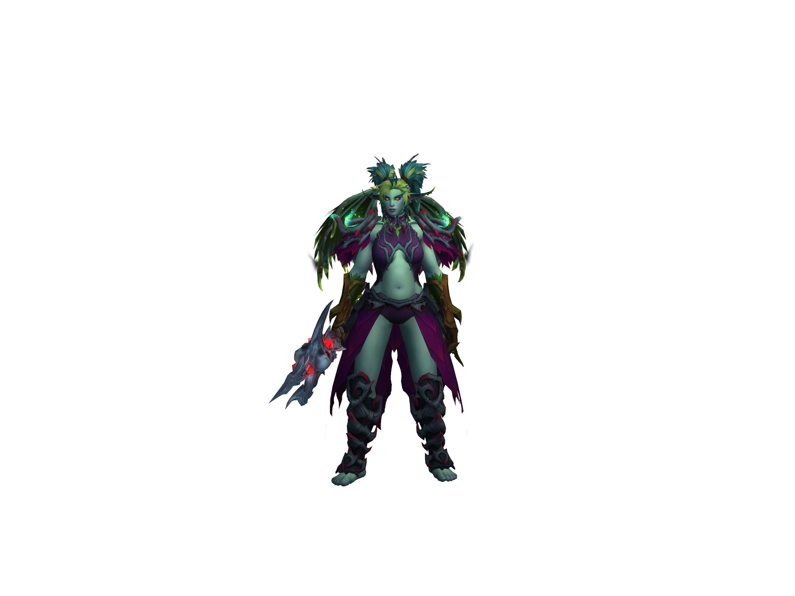 Kalnias 3D character render