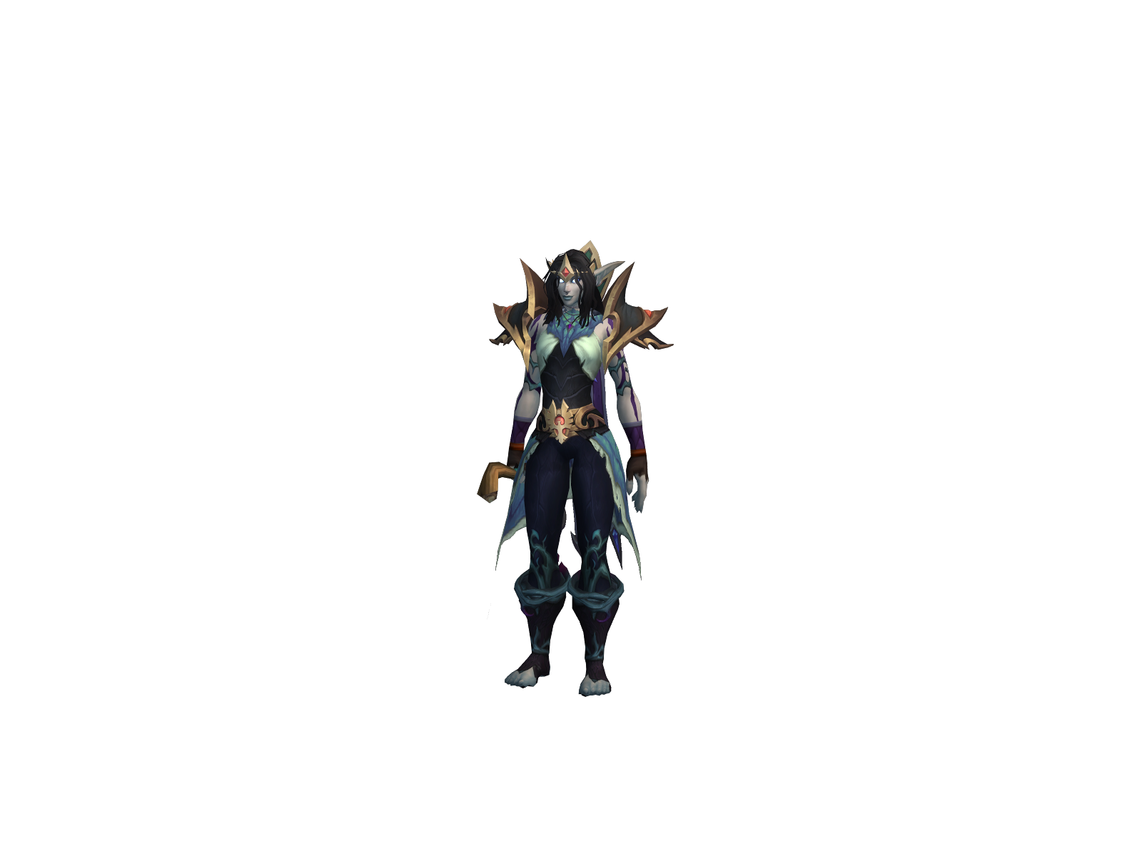 Zephras 3D character render