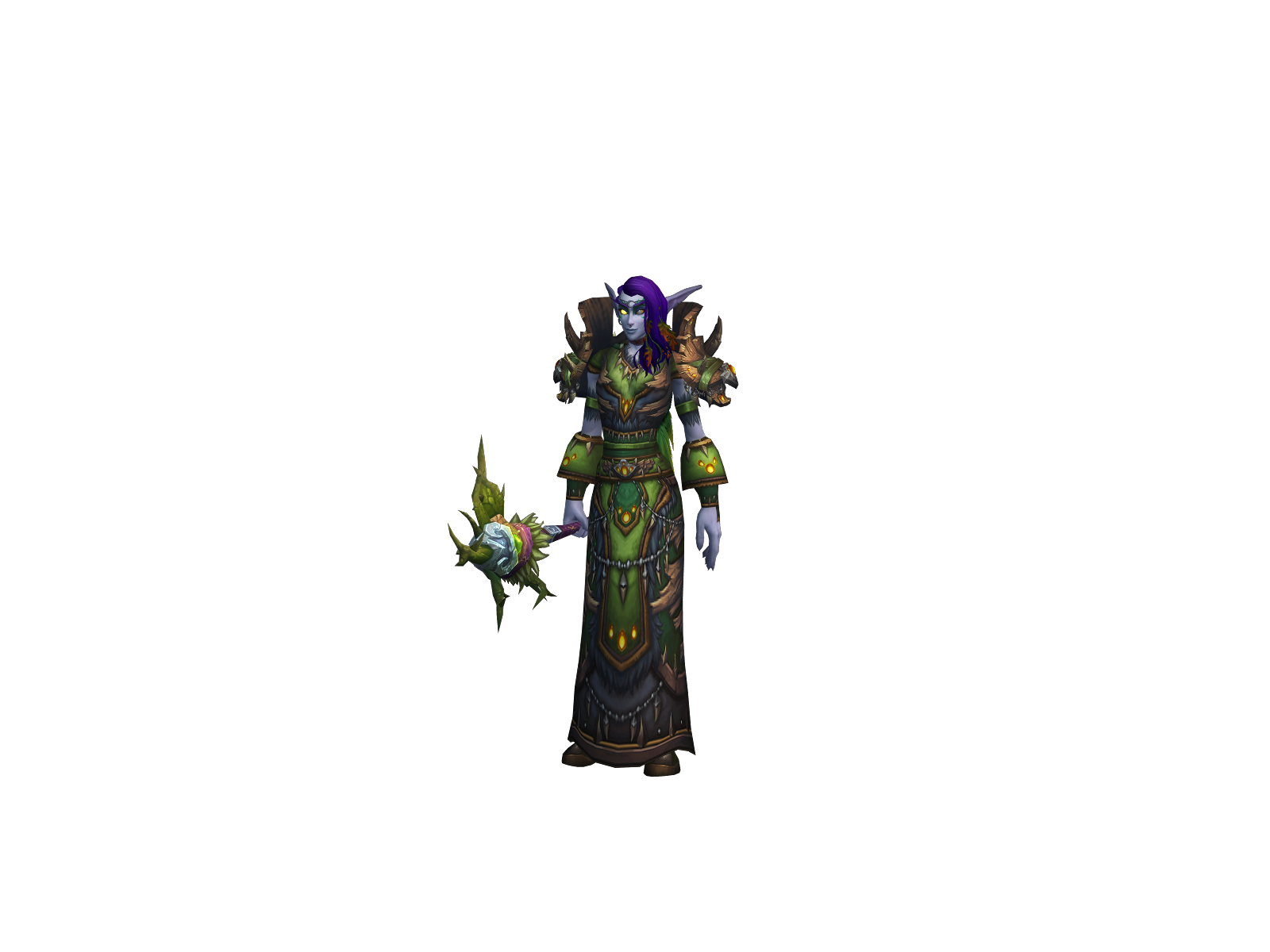 Elúnáy 3D character render