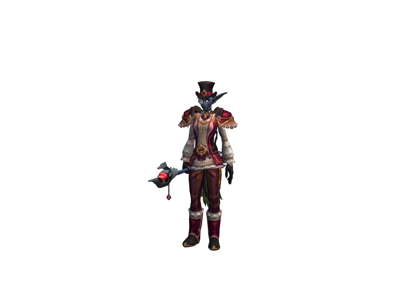 Rhaven 3D character render