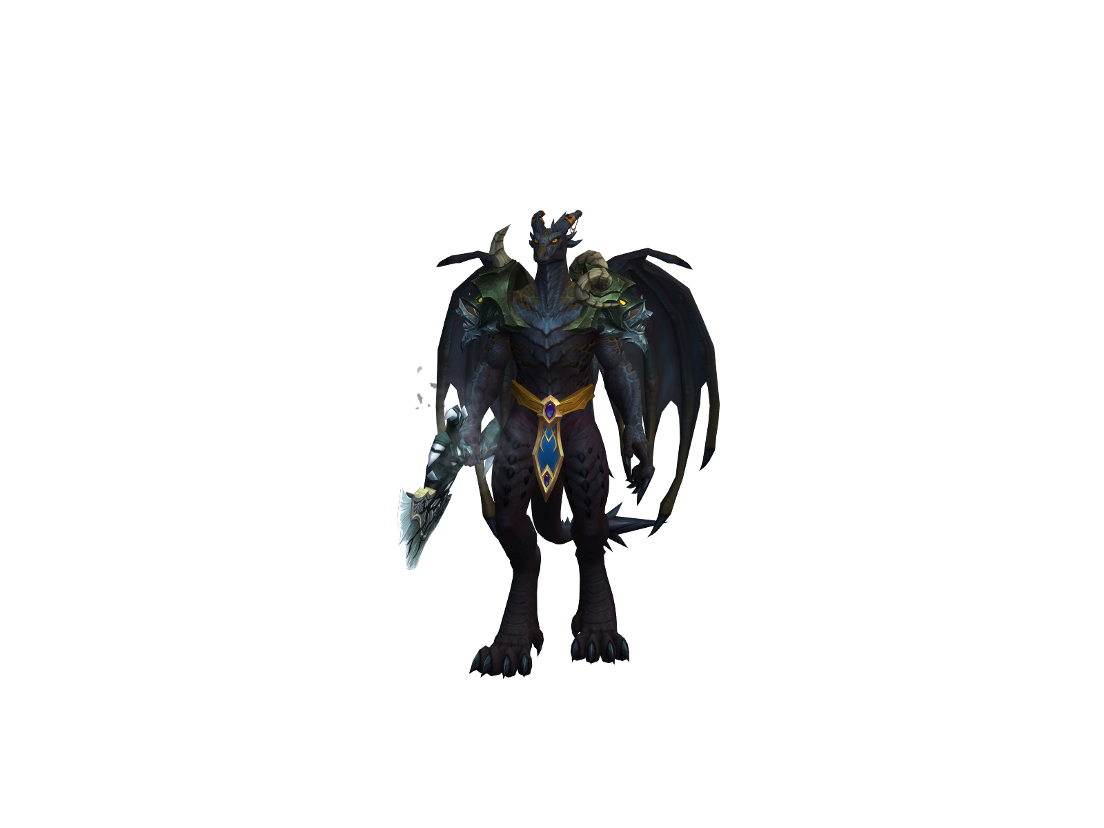 Robak 3D character render