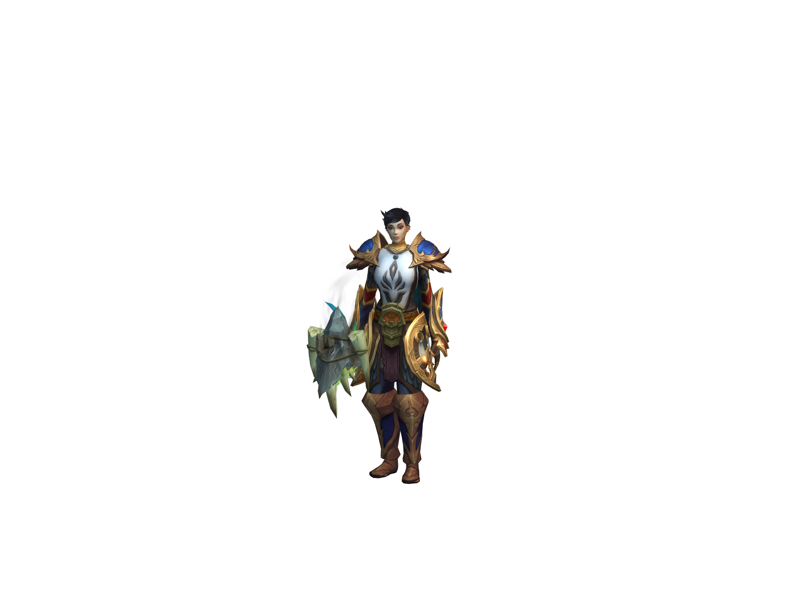 Rígel 3D character render