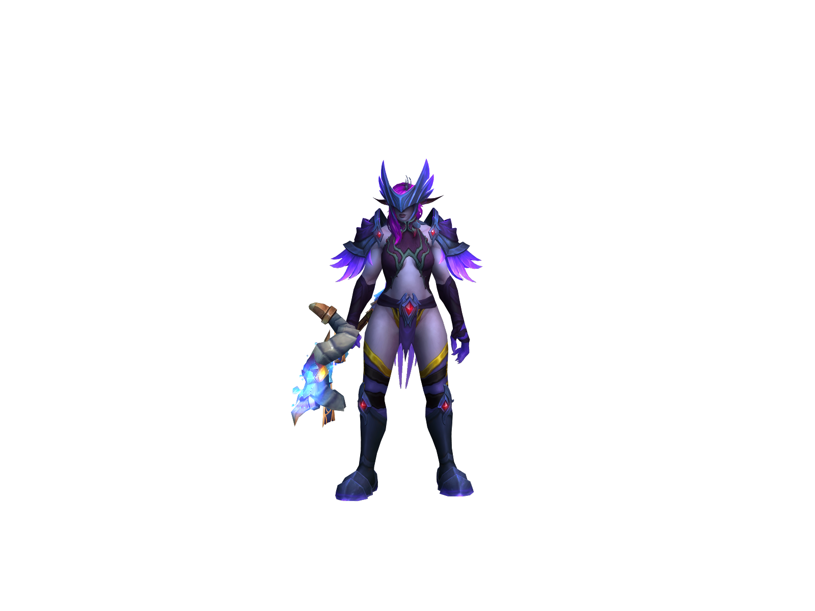Rosebellê 3D character render