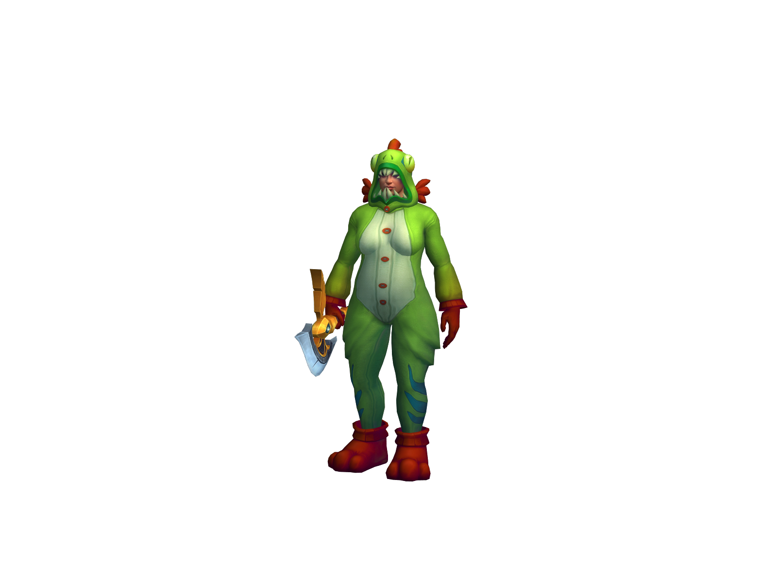 Tokelao 3D character render