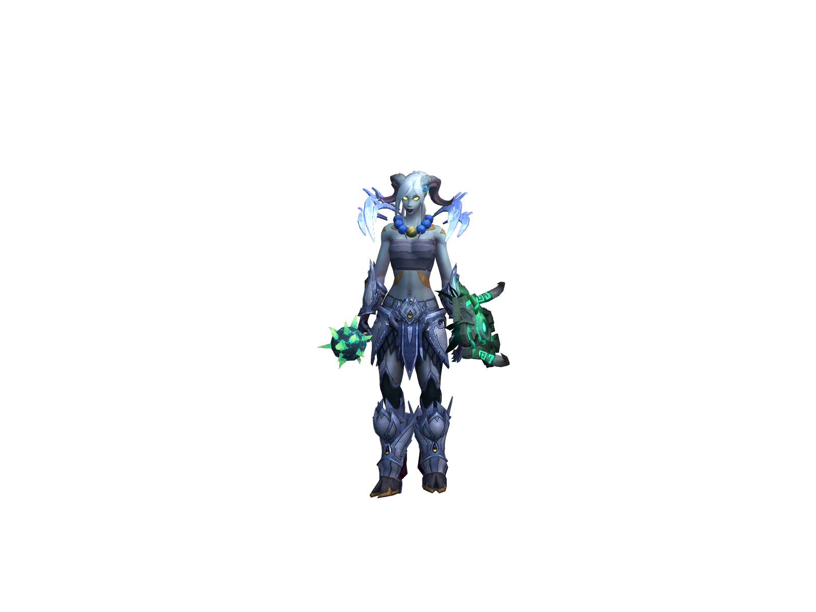 Paladays 3D character render