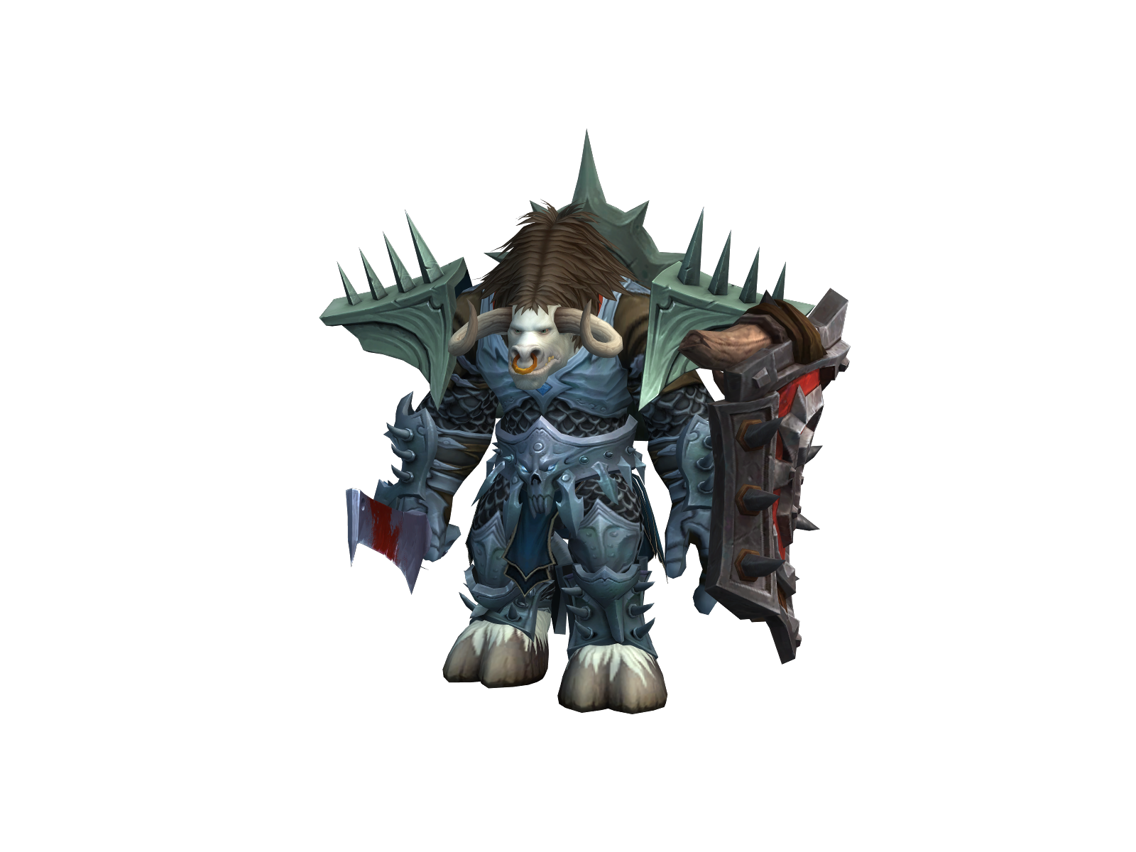 Stierenkop 3D character render