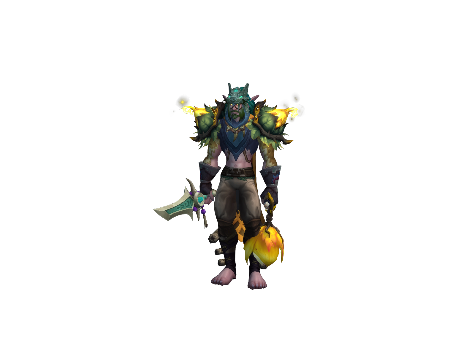 Drüíd 3D character render