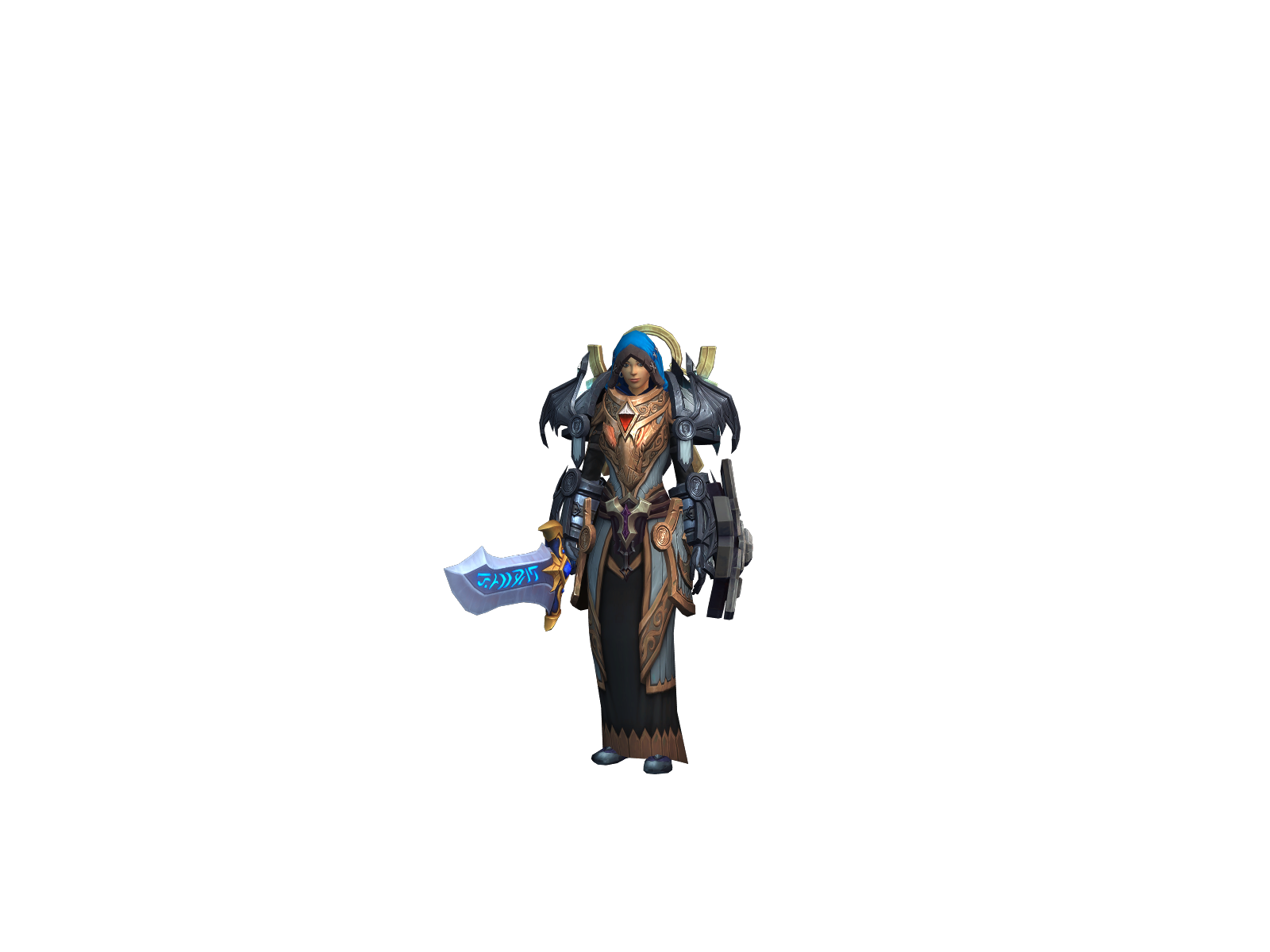 Cuminska 3D character render