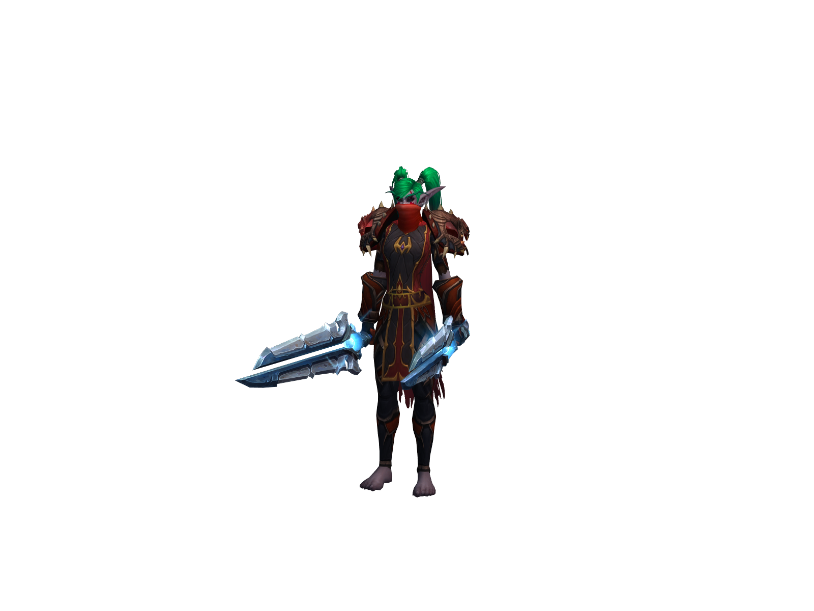 Tlilax 3D character render